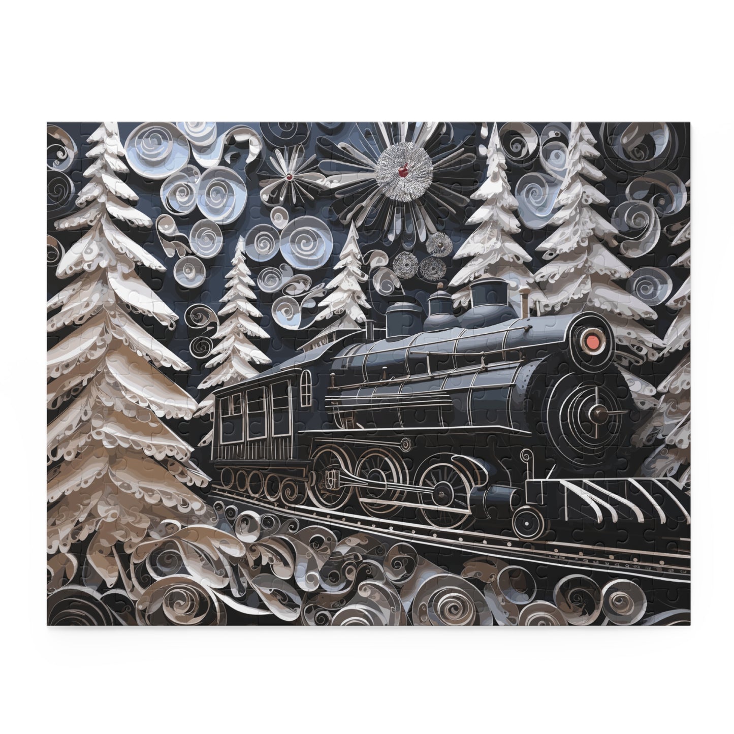 Personalised/Non-Personalised Puzzle, Train (120, 252, 500-Piece)