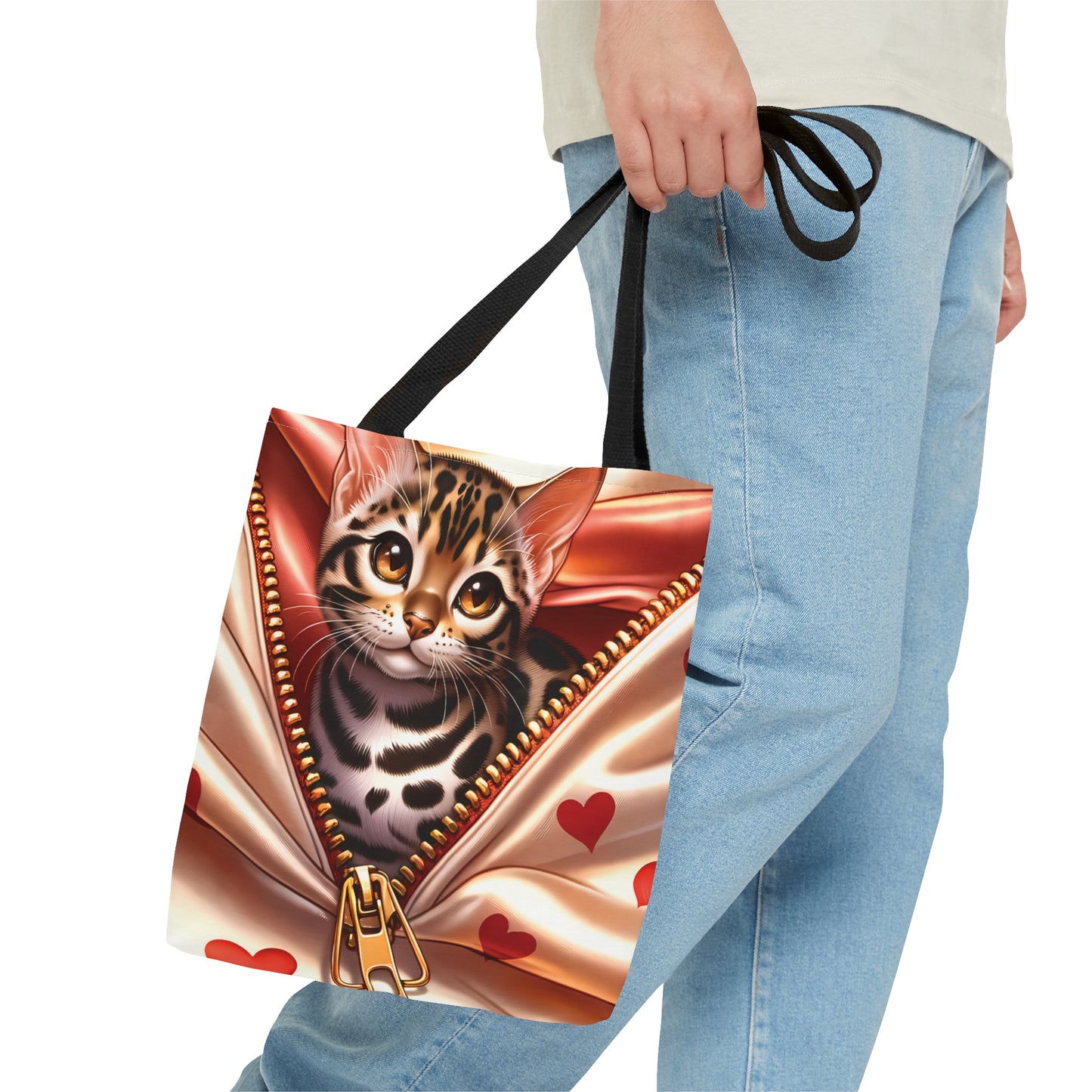 Tote Bag, Cat, Personalised/Non-Personalised Tote bag