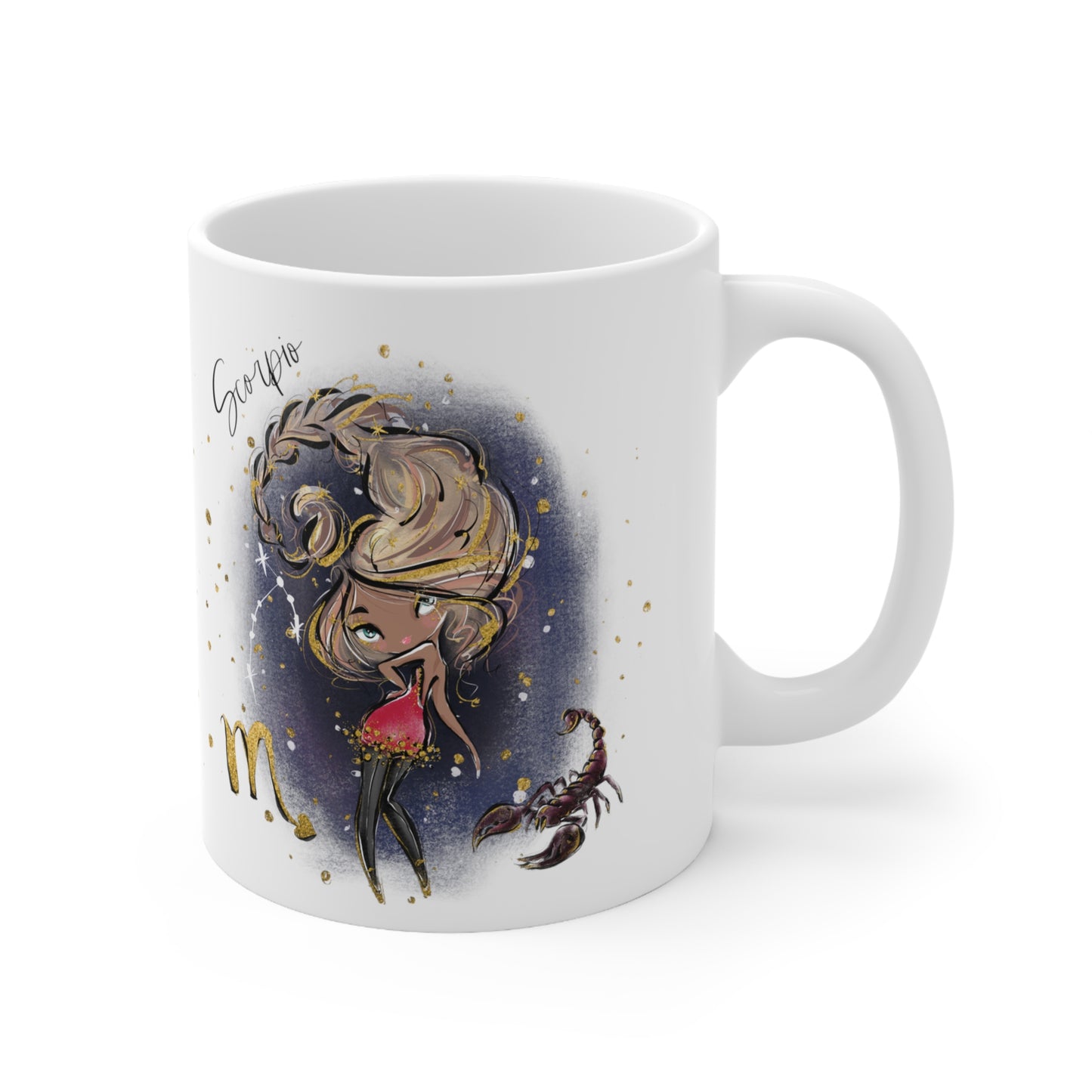 Zodiac Sign, Scorpio, Ceramic Mug 11oz