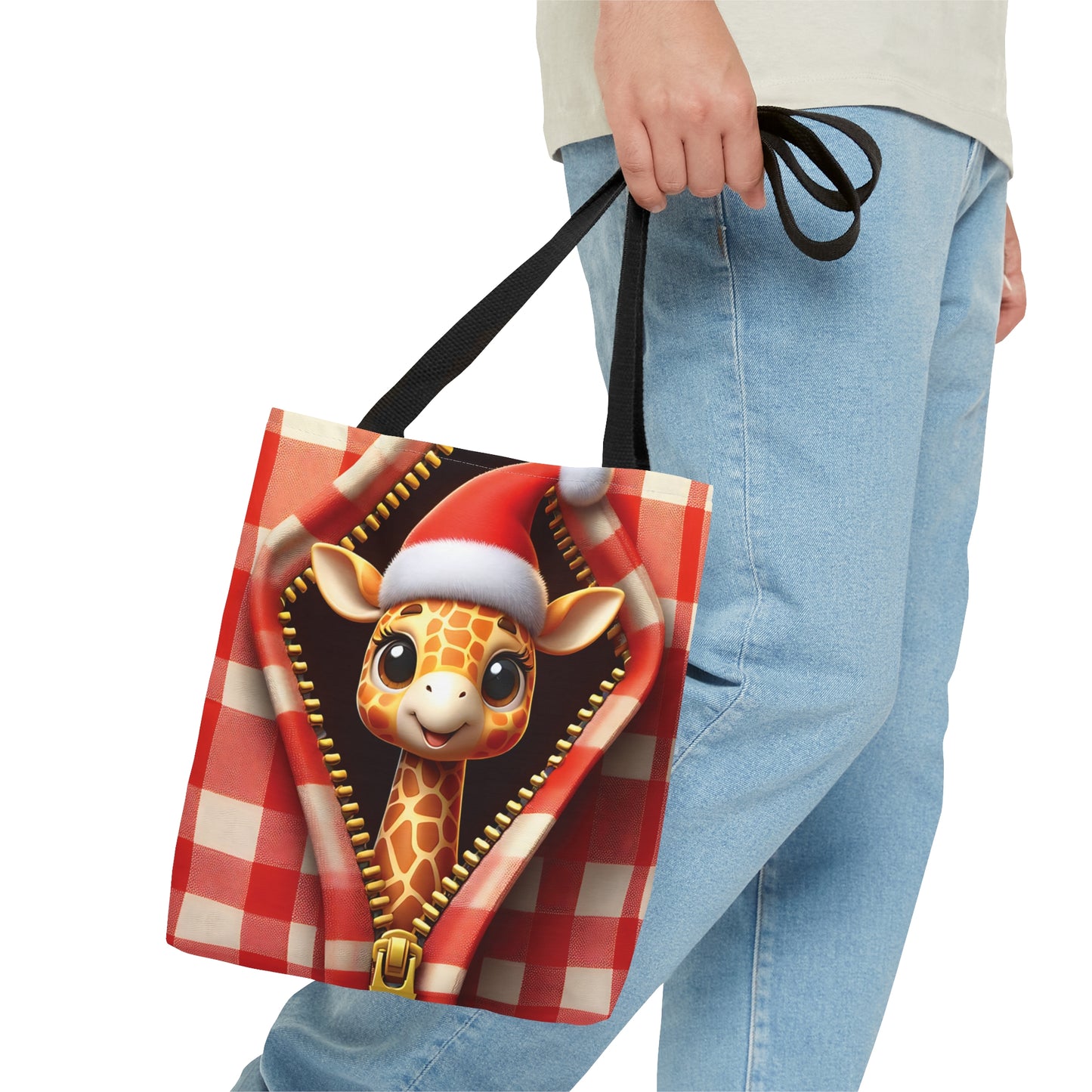 Tote Bag, Christmas Giraffe