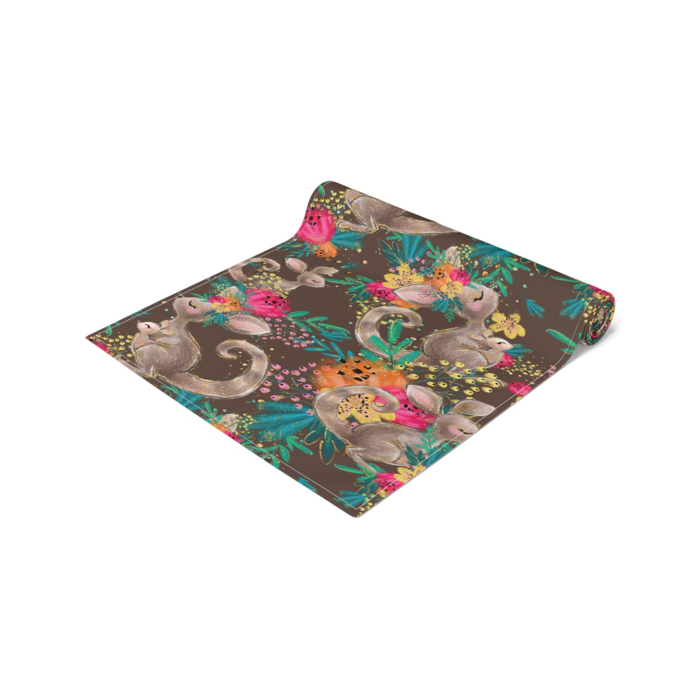 Australian Kangaroo Table Runner, Cotton Twill and Poly Available