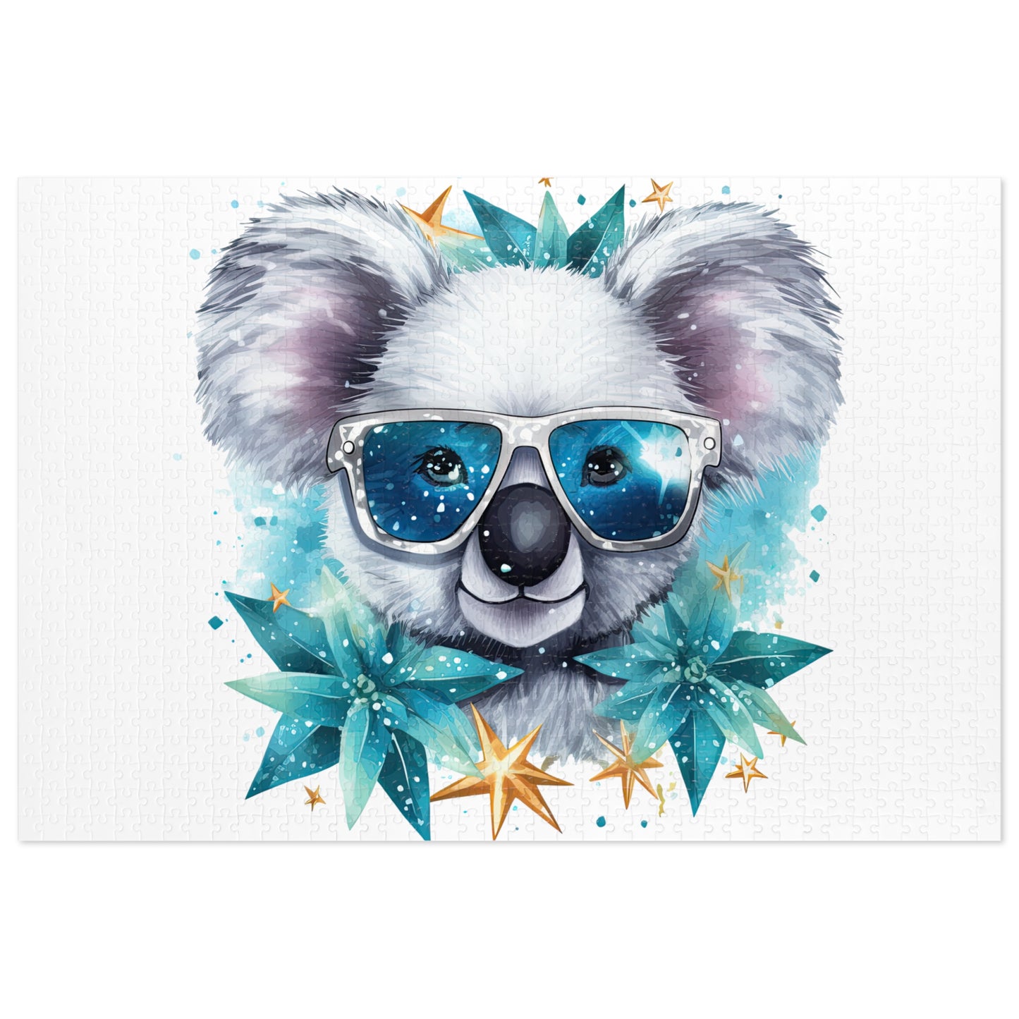 Jigsaw Puzzle in Tin, Australian Animals, Koala, Personalised/Non-Personalised, awd-510 (30, 110, 252, 500,1000-Piece)