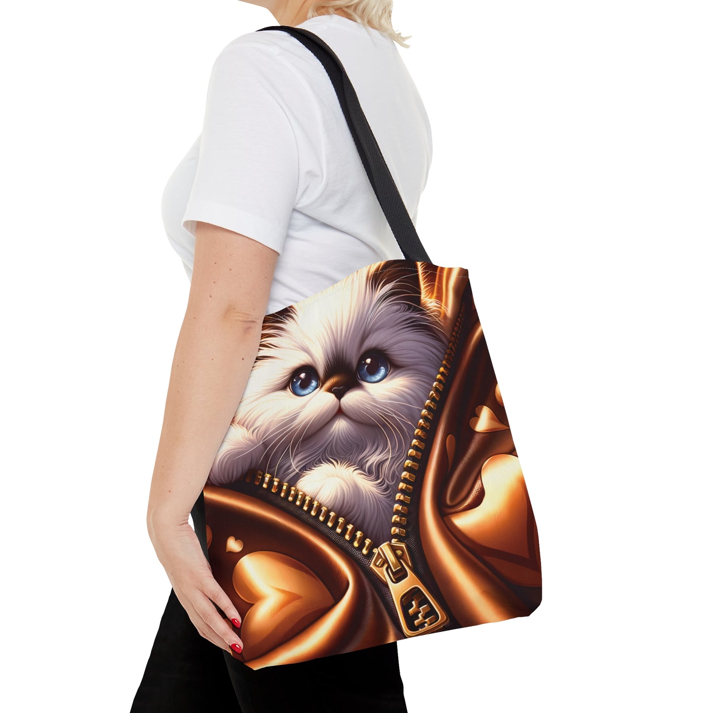 Tote Bag, Cat, Personalised/Non-Personalised Tote bag