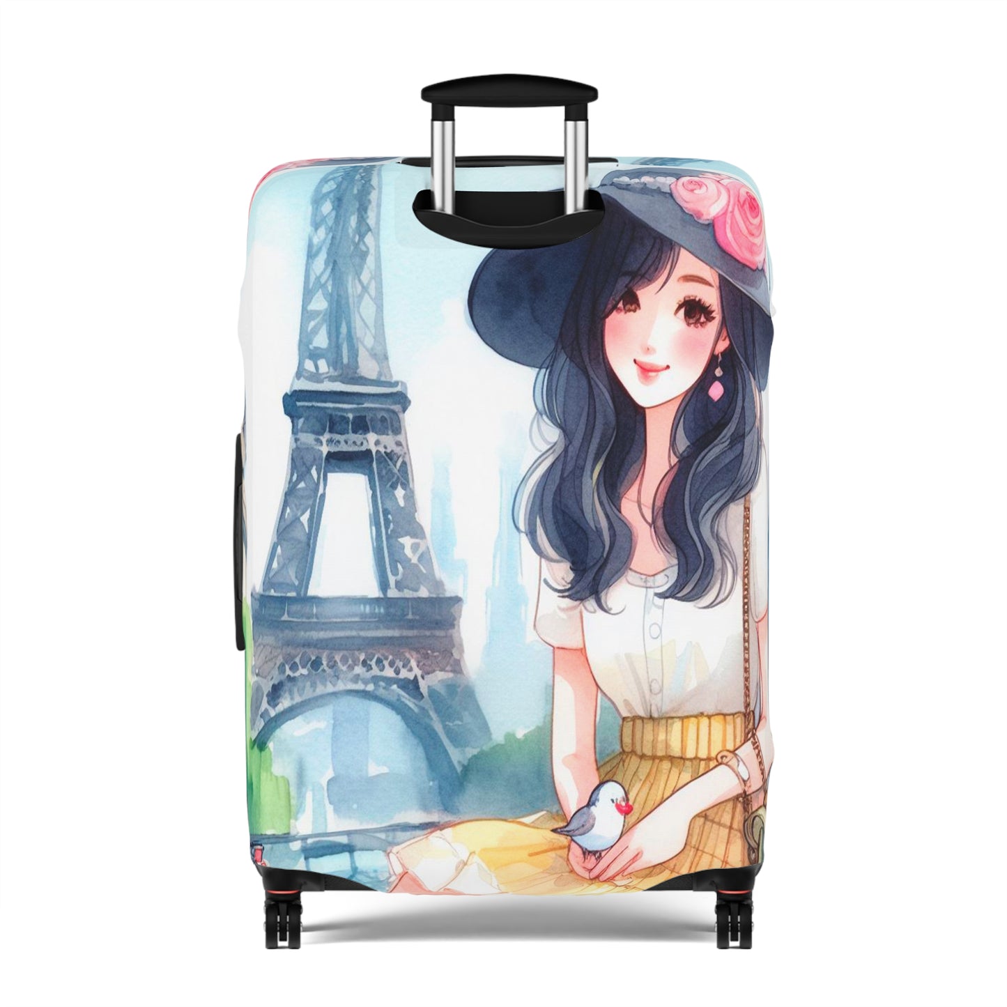 Luggage Cover, Just a Girl Who loves Travelling, awd-2104