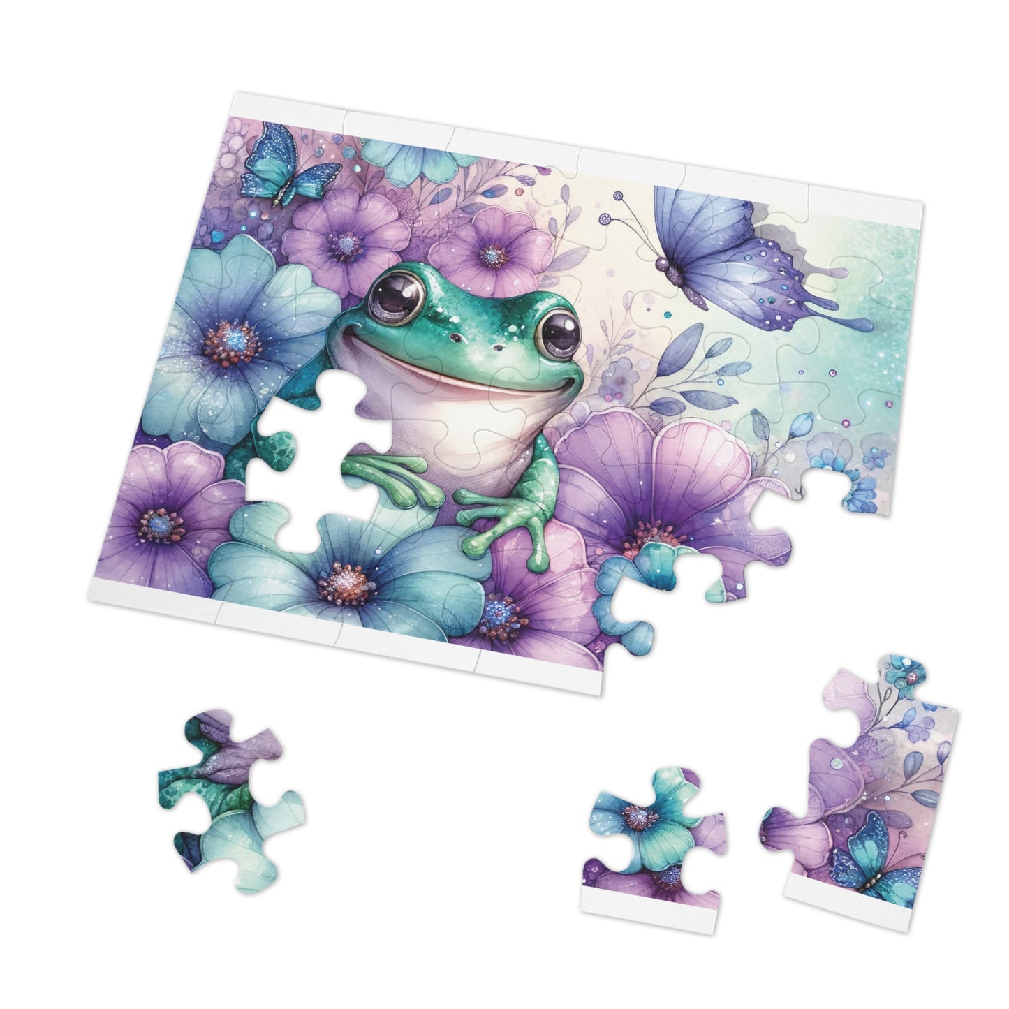 Jigsaw Puzzle, Frog, Personalised/Non-Personalised (30, 110, 252, 500,1000-Piece)