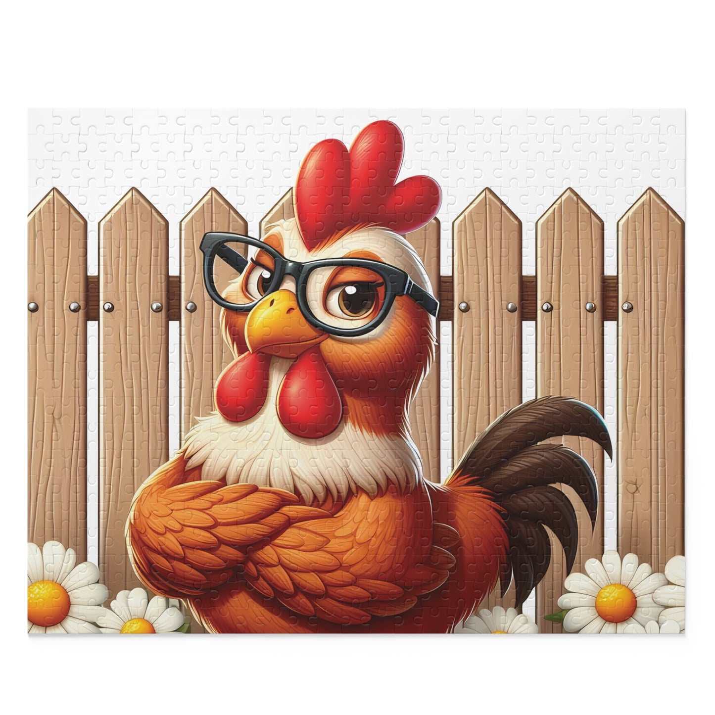 Personalised/Non-Personalised Puzzle, Chicken/Rooster (120, 252, 500-Piece)