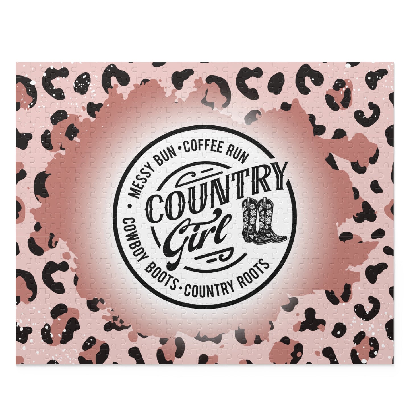 Personalised/Non-Personalised Puzzle, Country Girl (120, 252, 500-Piece)