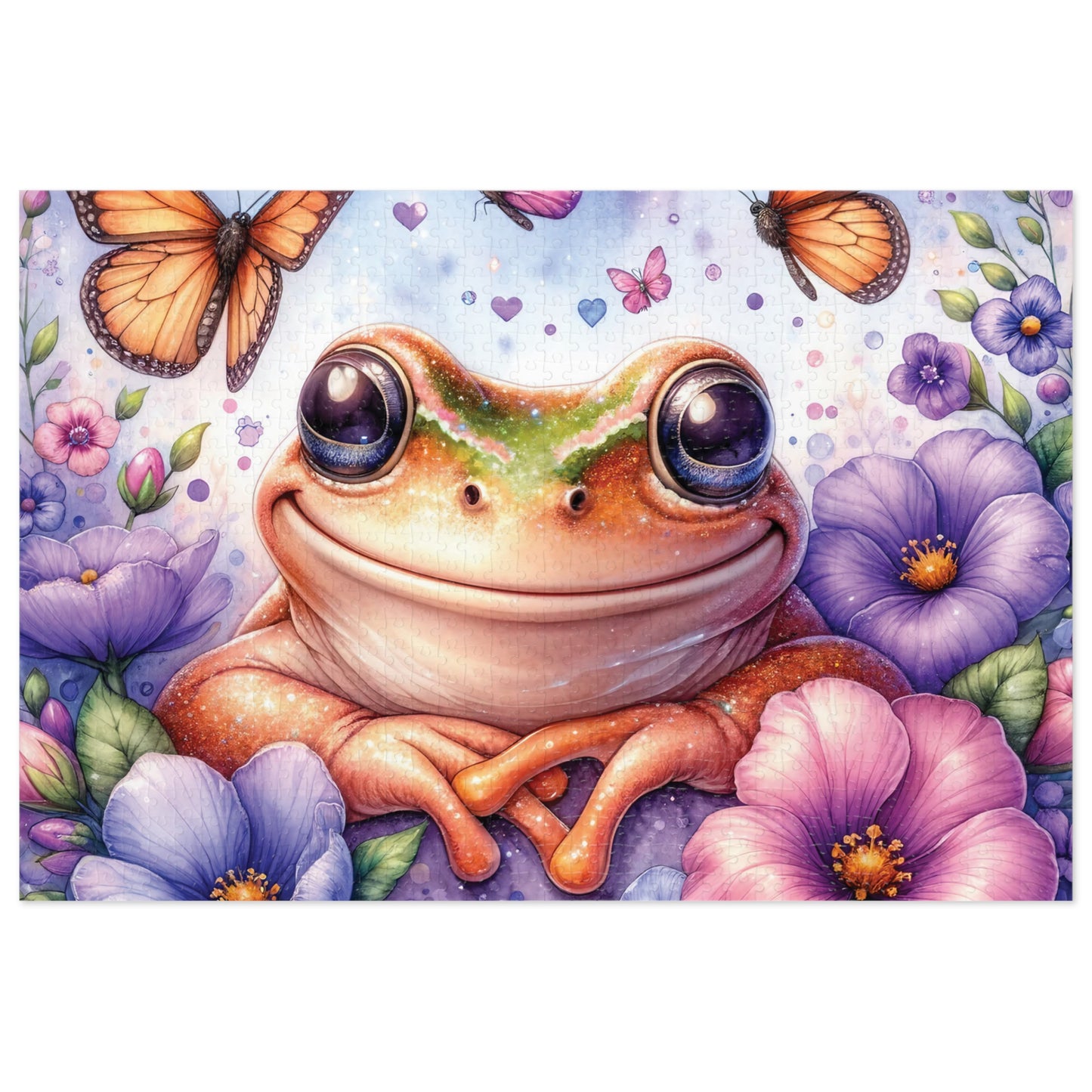 Jigsaw Puzzle, Frog, Personalised/Non-Personalised (30, 110, 252, 500,1000-Piece)