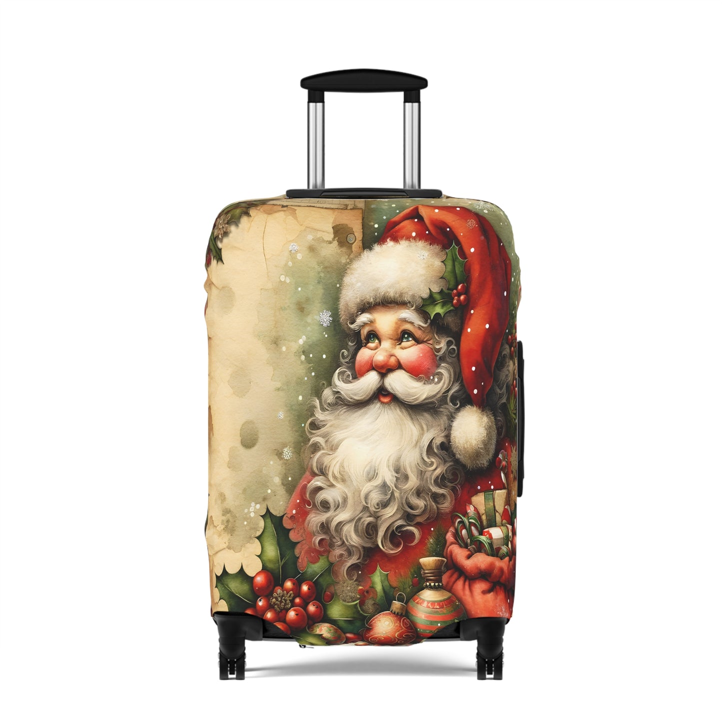 Luggage Cover, Christmas, Vintage Santa, awd-1478