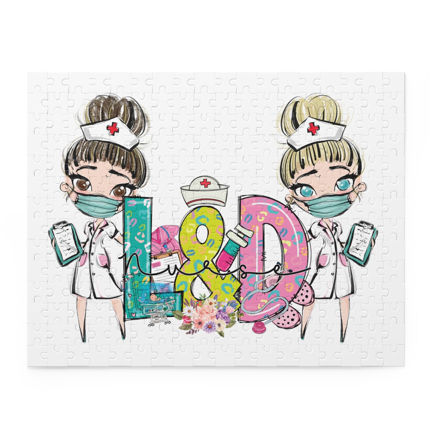 Personalised/Non-Personalised Puzzle, L&D Nurse (120, 252, 500-Piece)