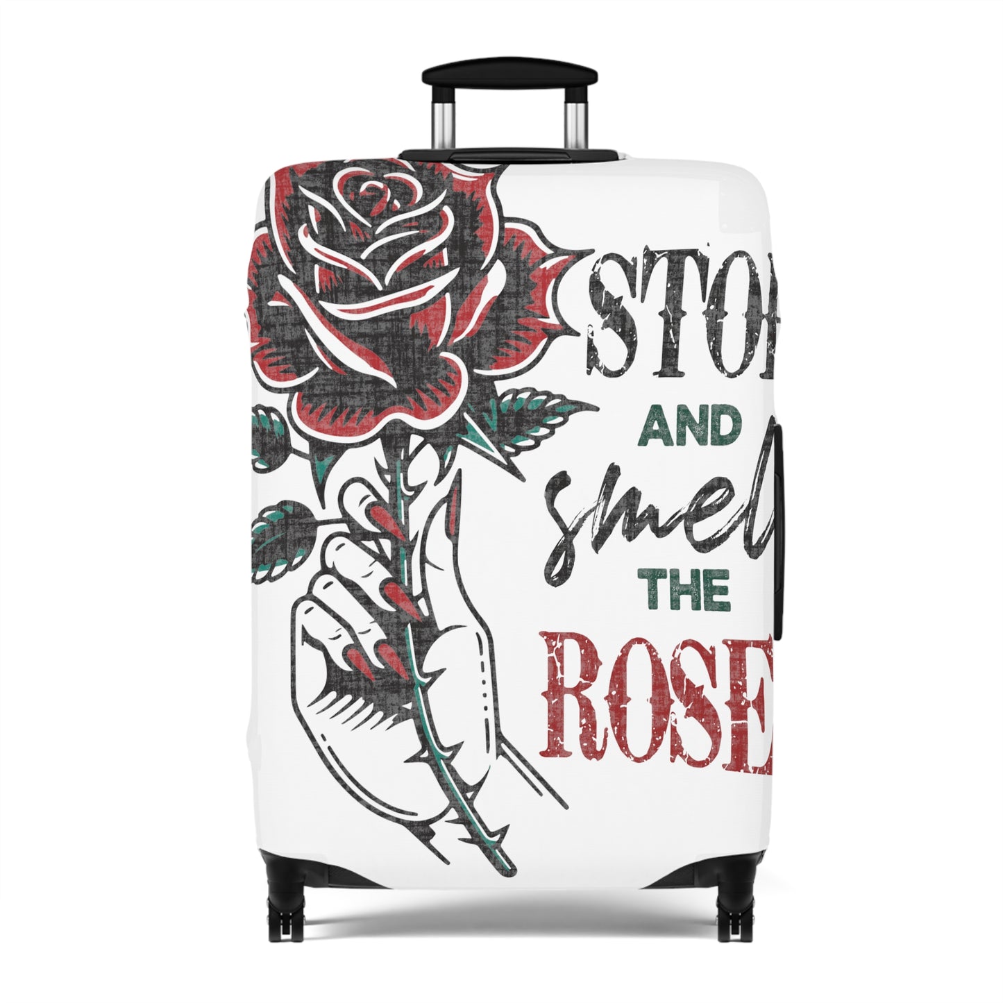 Luggage Cover, Stop and Smell the Roses, awd-1656