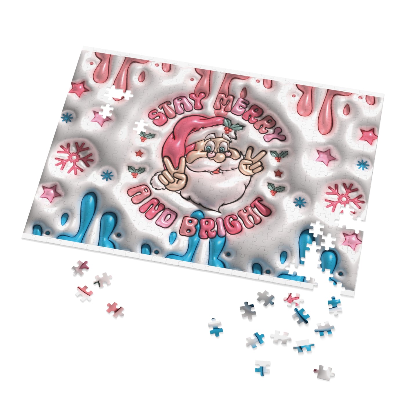 Jigsaw Puzzle, Christmas, Santa, Personalised/Non-Personalised (30, 110, 252, 500,1000-Piece)