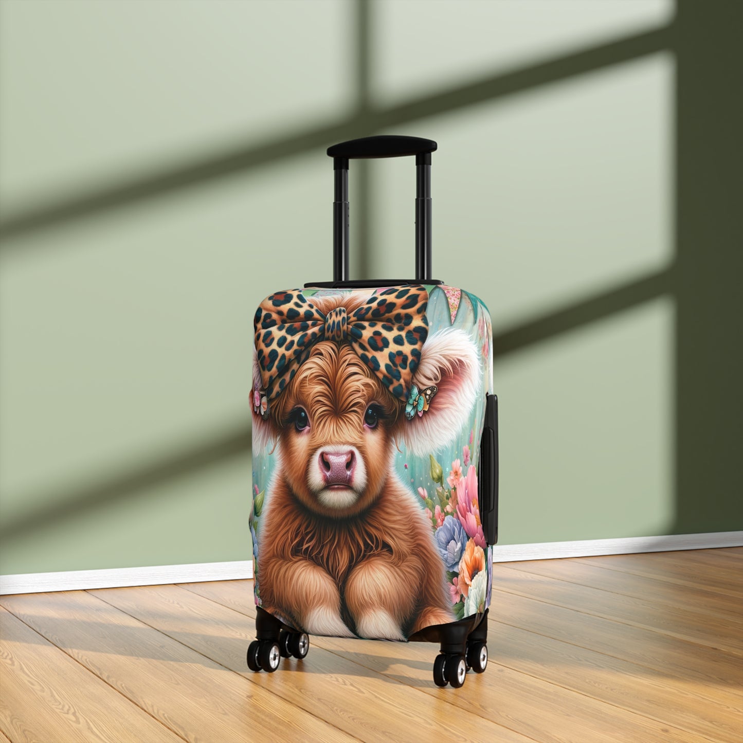 Luggage Cover, Highland Cow, awd-5006