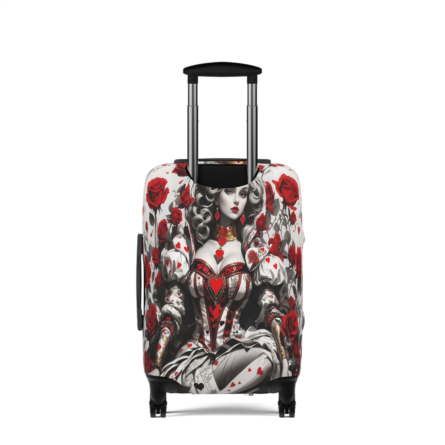 Luggage Cover, Quean of Hearts and Roses, awd-1439