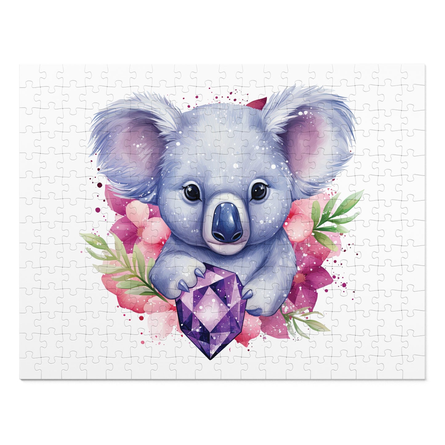 Jigsaw Puzzle in Tin, Australian Animals, Koala, Personalised/Non-Personalised, awd-507 (30, 110, 252, 500,1000-Piece)