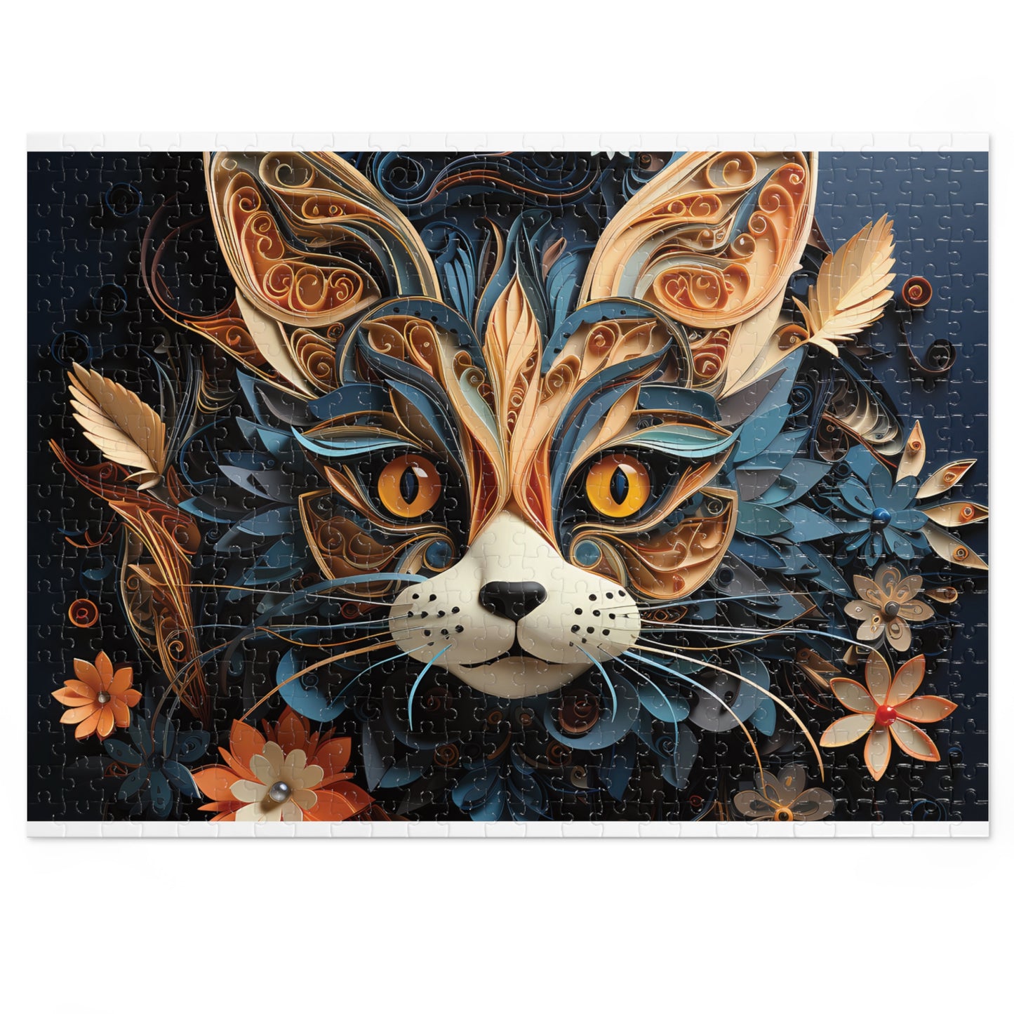 Jigsaw Puzzle, Cat, Personalised/Non-Personalised (30, 110, 252, 500,1000-Piece)