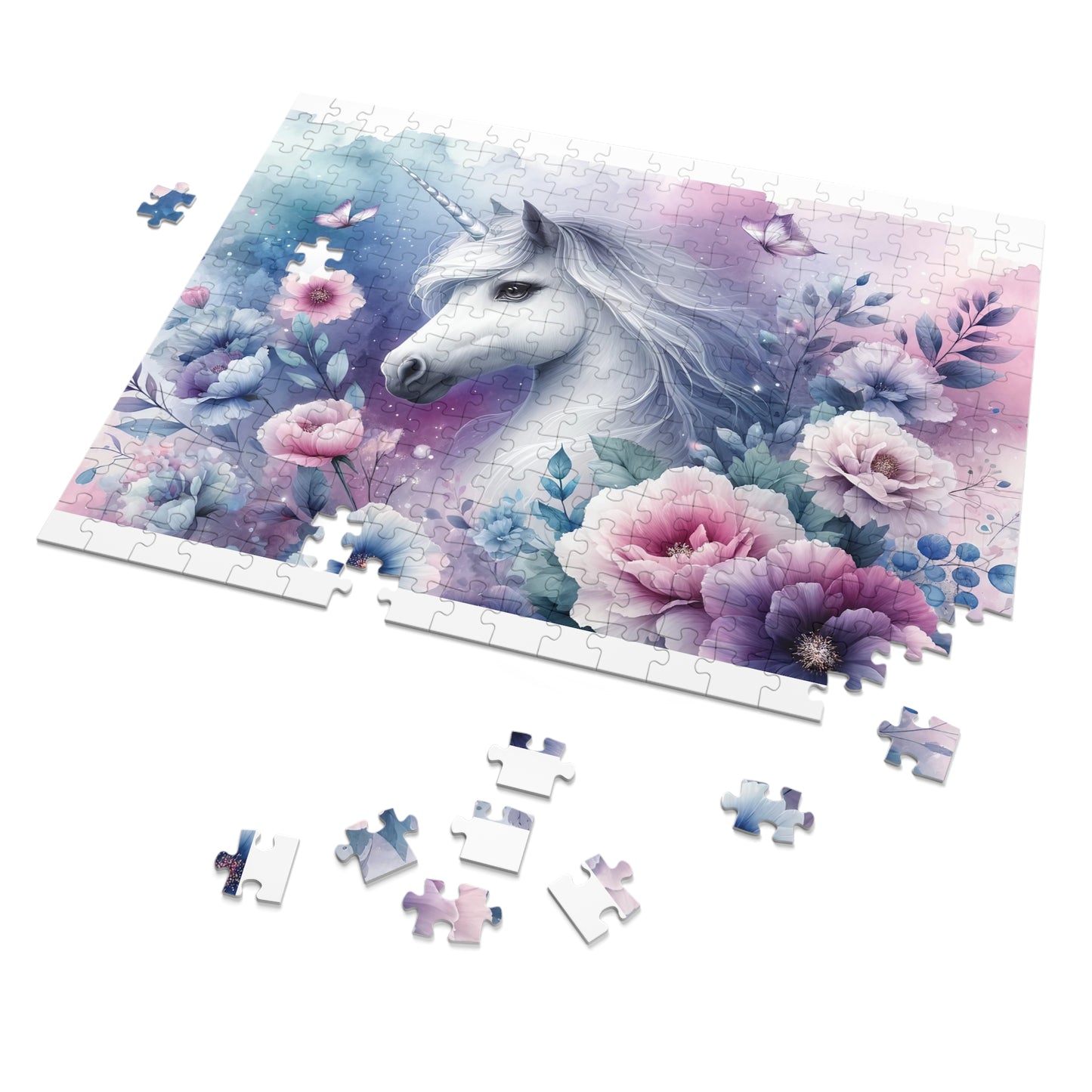 Jigsaw Puzzle, Unicorn, Personalised/Non-Personalised (30, 110, 252, 500,1000-Piece)