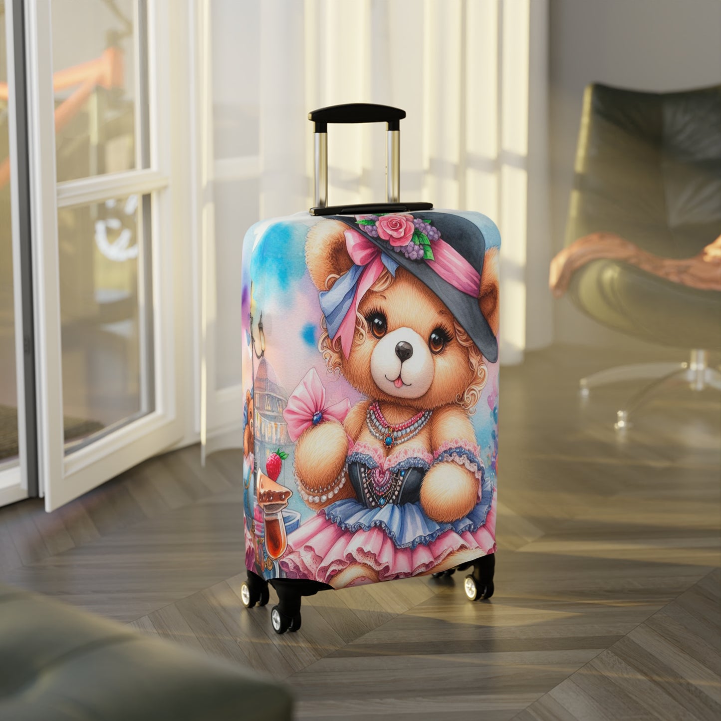 Luggage Cover, Teddy Bear, awd-3027