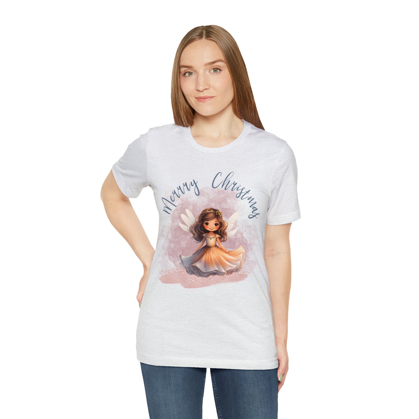 Unisex Jersey Short Sleeve Tee Christmas, Women's Fairy T-shirt - A0013