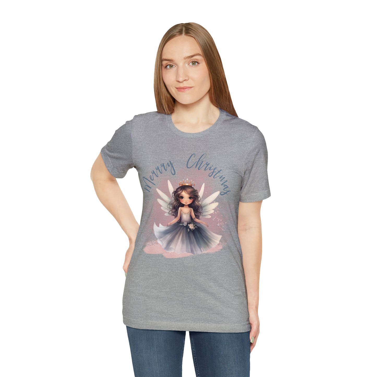 Unisex Jersey Short Sleeve Tee Christmas, Women's Fairy TShirt - A00003