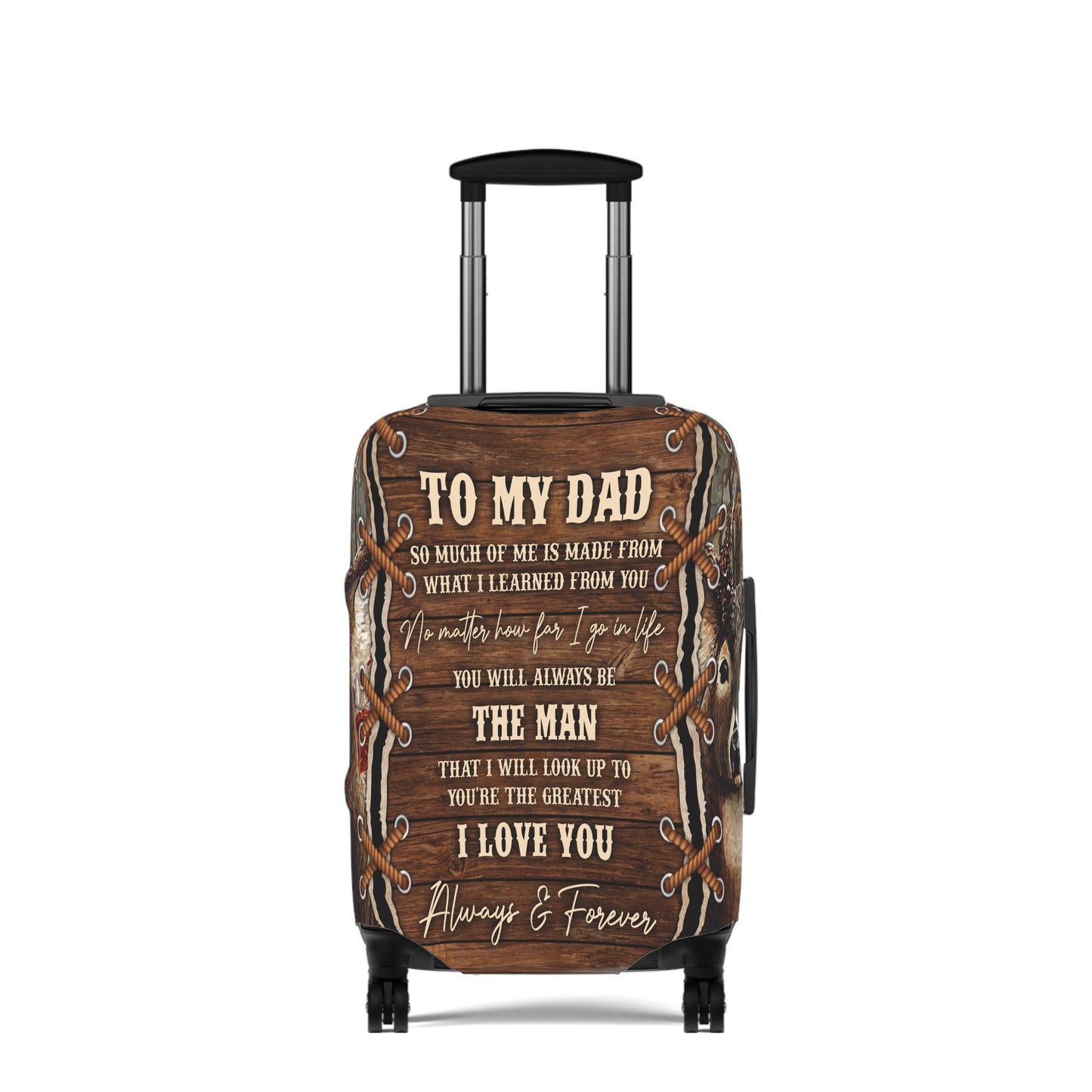 Luggage Cover, Dad Quote, awd-205