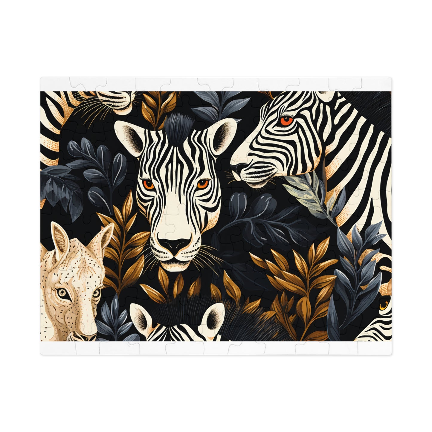 Jigsaw Puzzle, Zebra, Personalised/Non-Personalised (30, 110, 252, 500,1000-Piece)