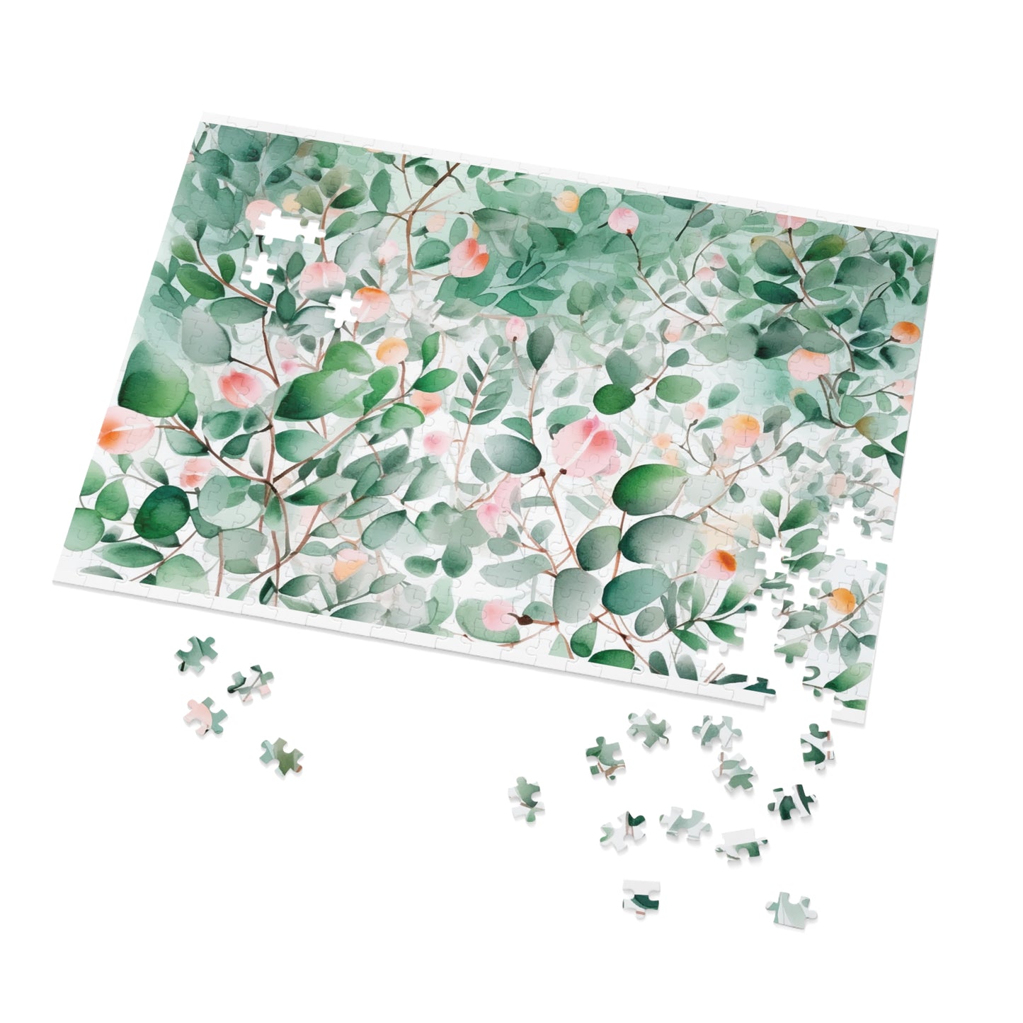 Jigsaw Puzzle, Eucalyptus Leaves, Personalised/Non-Personalised (30, 110, 252, 500,1000-Piece)