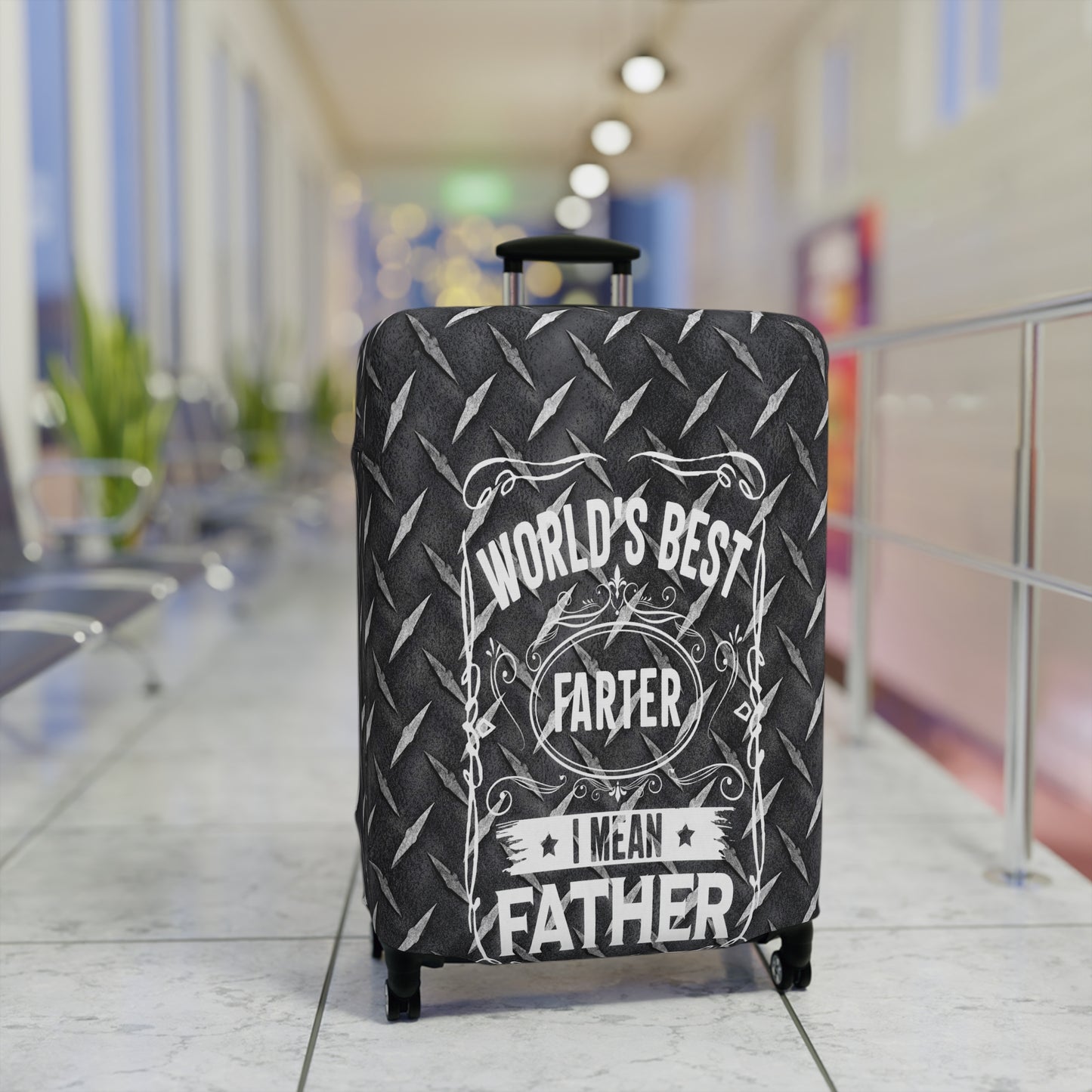 Luggage Cover, World's Best Father, awd-517