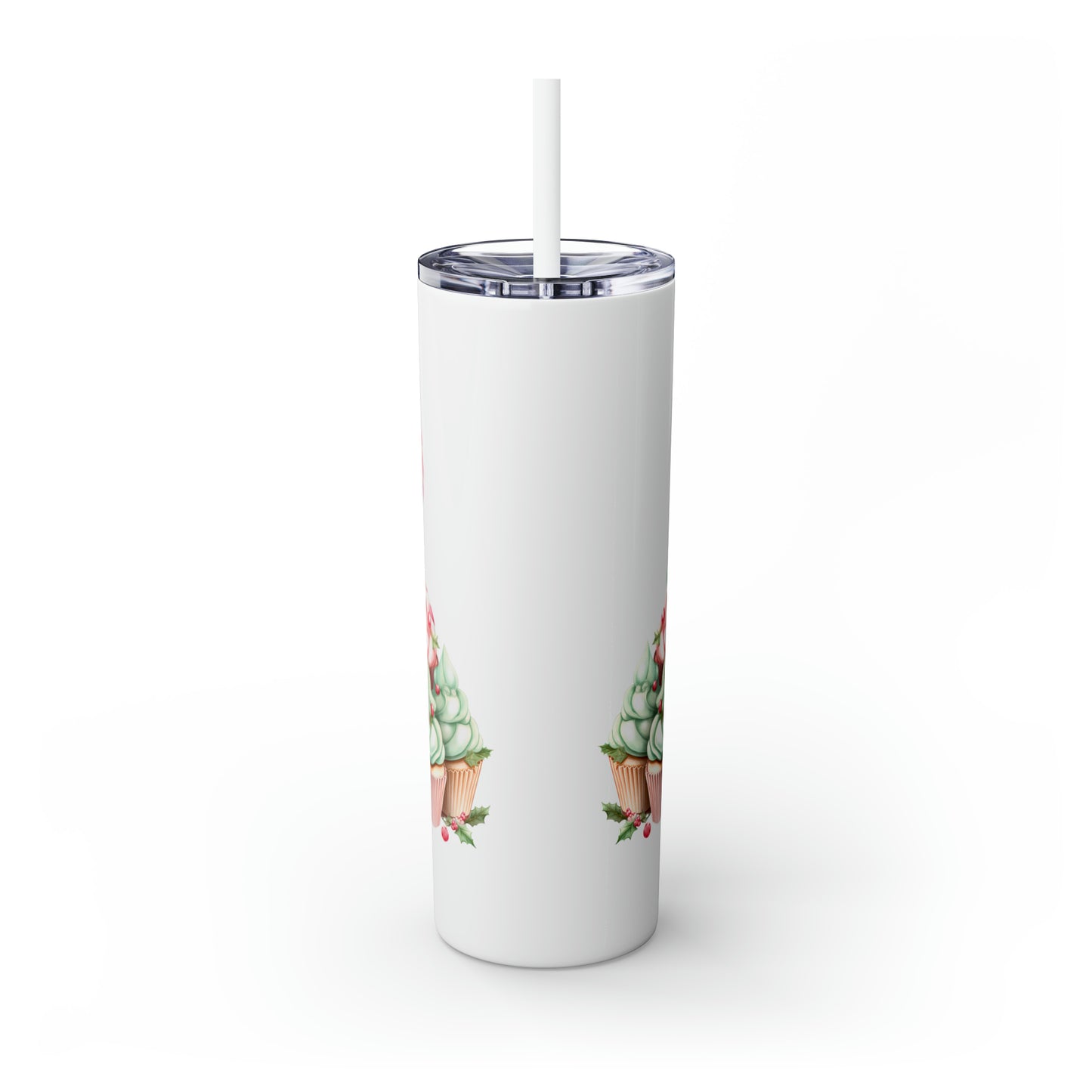 Skinny Tumbler with Straw, 20oz, Sweet Treat