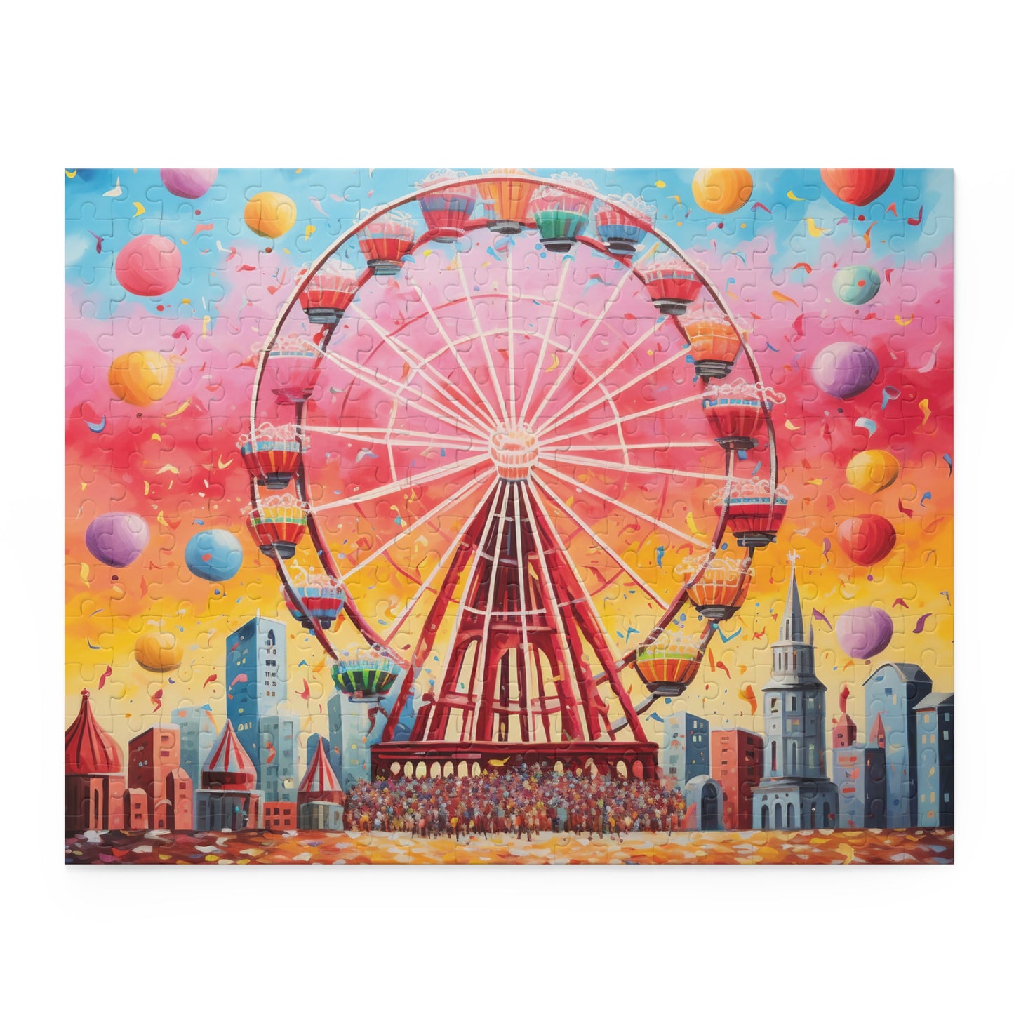 Personalised/Non-Personalised Puzzle, Carnival (120, 252, 500-Piece)