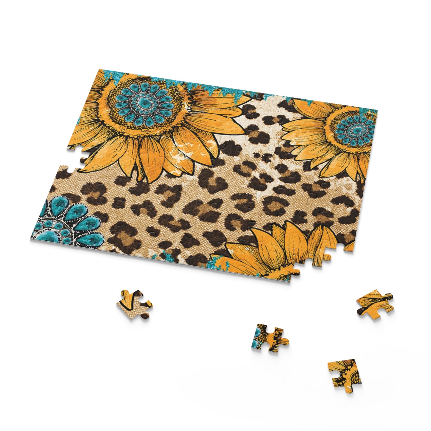 Puzzle, Western, Sunflowers  (120, 252, 500-Piece) awd-604