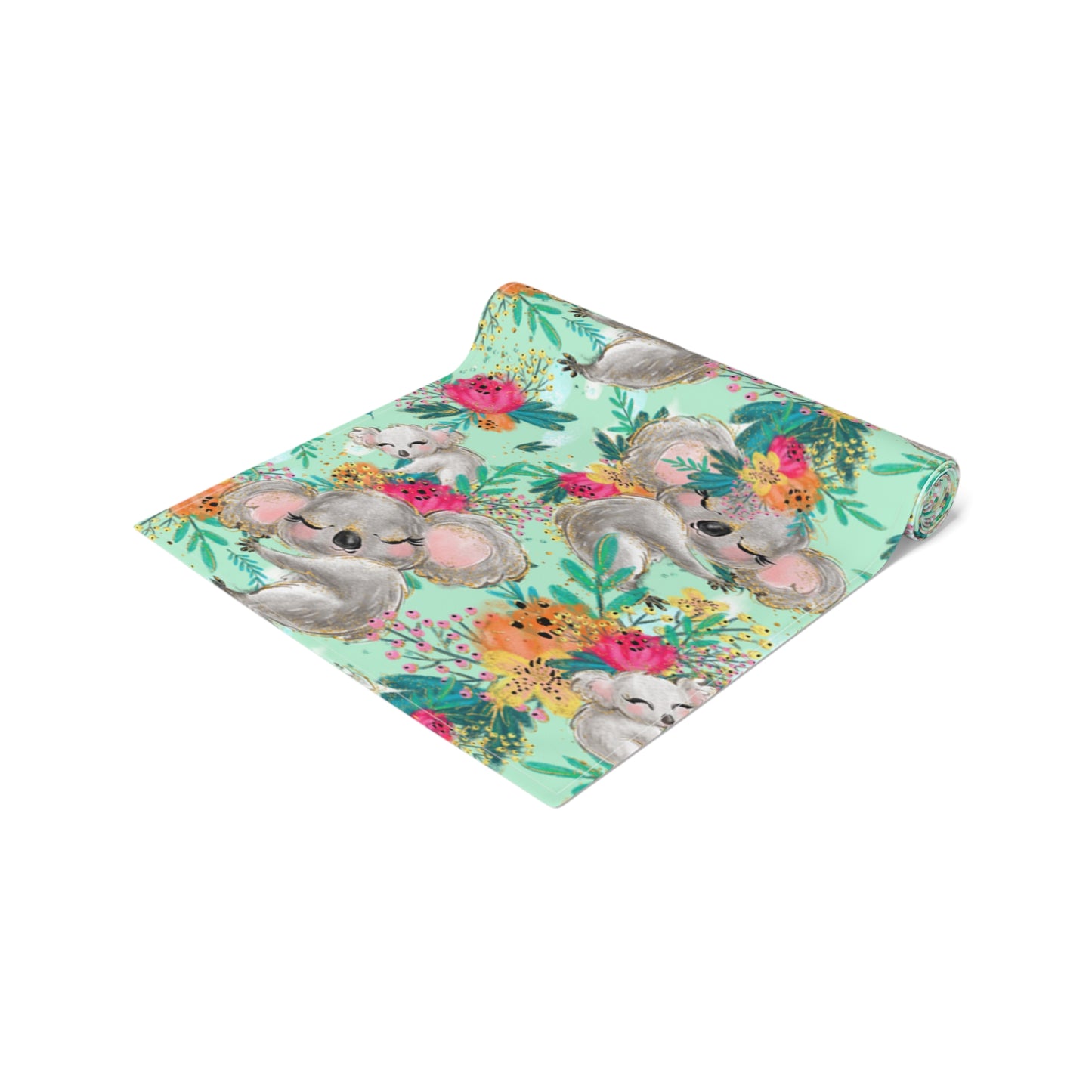 Australian Koalas Table Runner, Cotton Twill and Poly Available