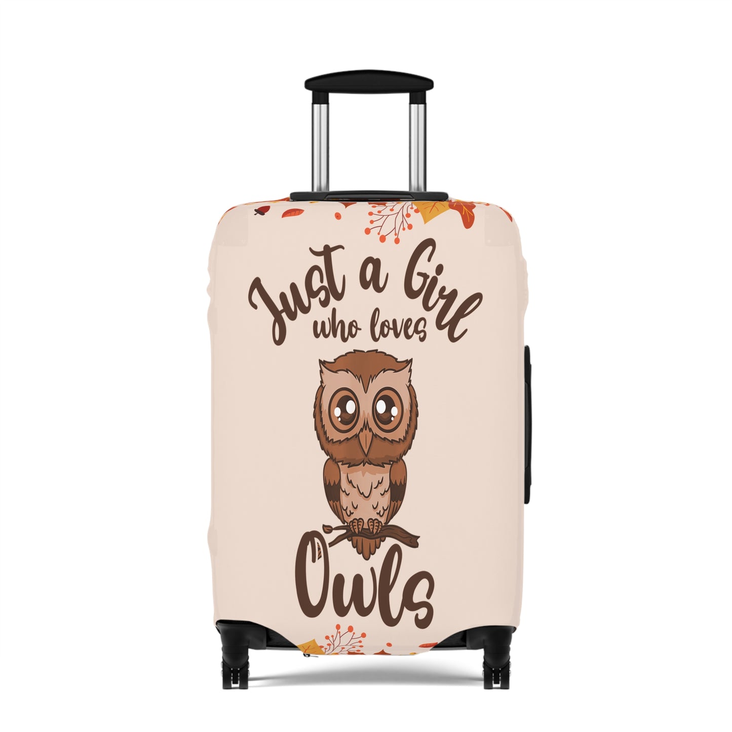 Luggage Cover, Just a Girl who loves Owls, awd-1713