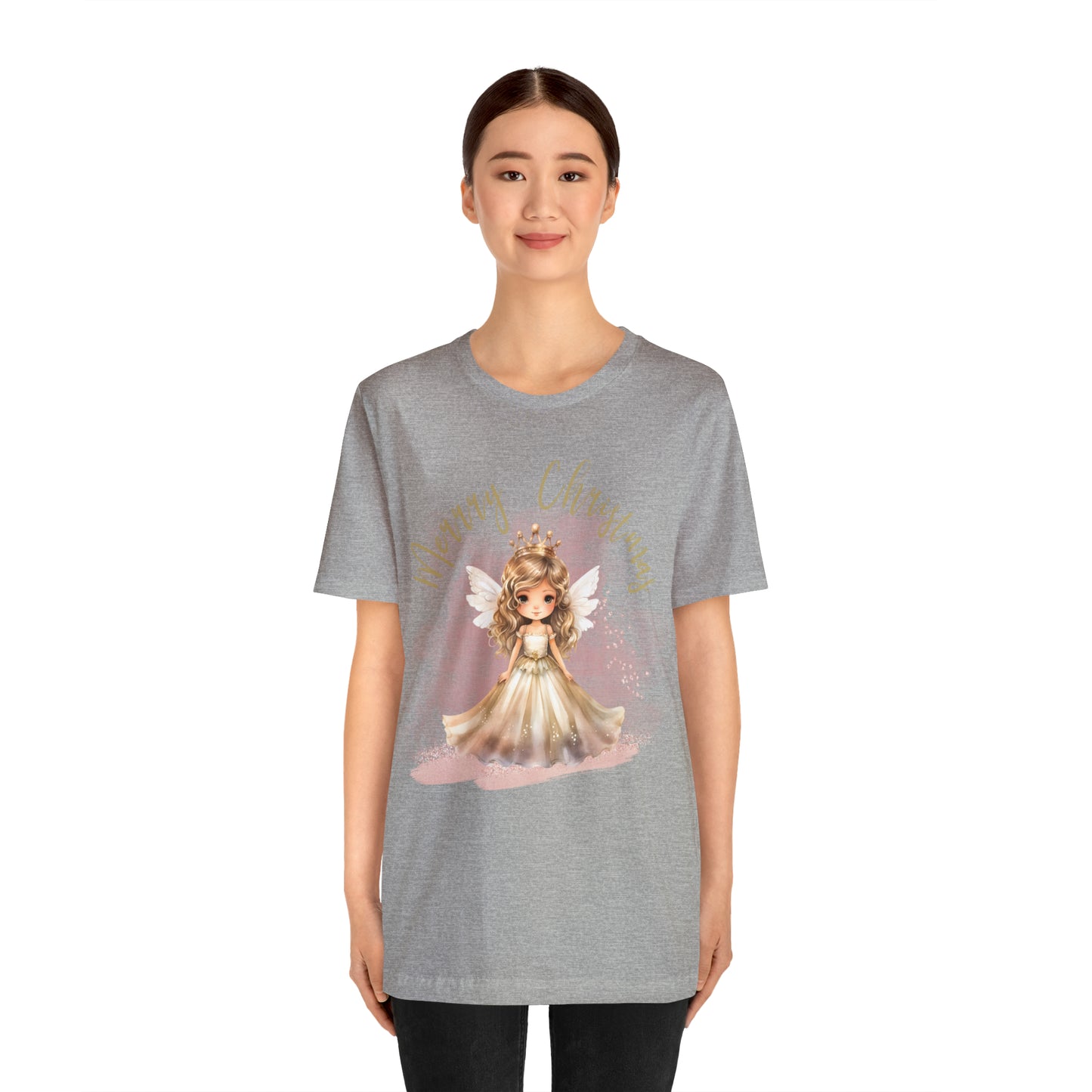 Unisex Jersey Short Sleeve Tee Christmas, Women's Fairy T-shirt A-00008