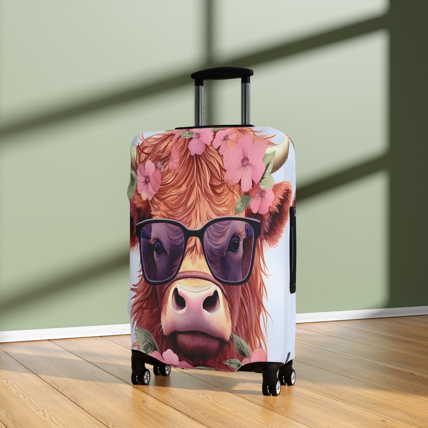 Luggage Cover, Highland Cow, awd-018