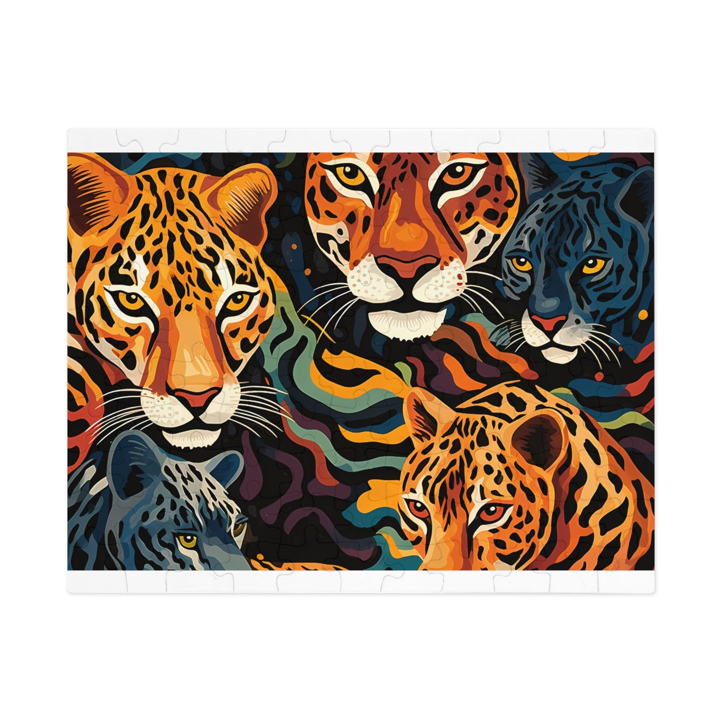 Jigsaw Puzzle, Leopard, Personalised/Non-Personalised (30, 110, 252, 500,1000-Piece)