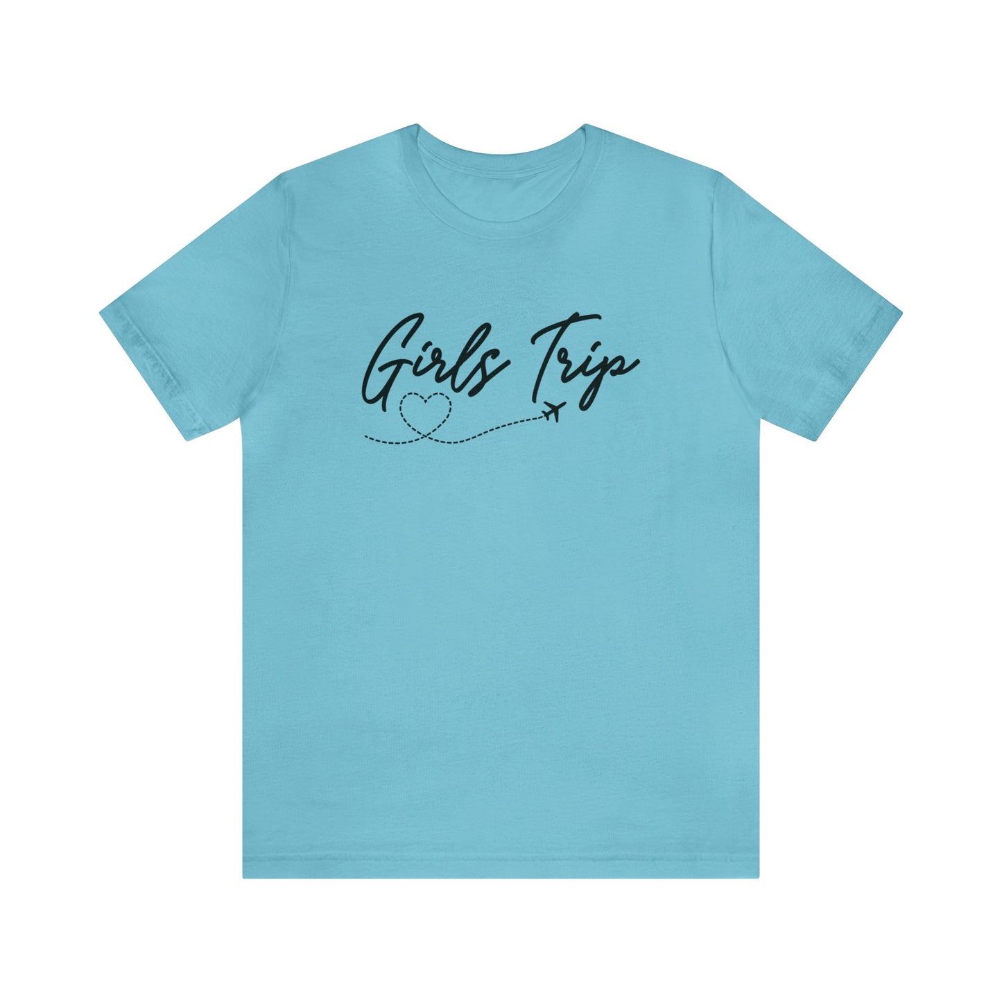 Unisex Jersey Short Sleeve Tee, Women Trip Away Tee, Girls Trip, 100% Cotton, Light Fabric 142 g/m²