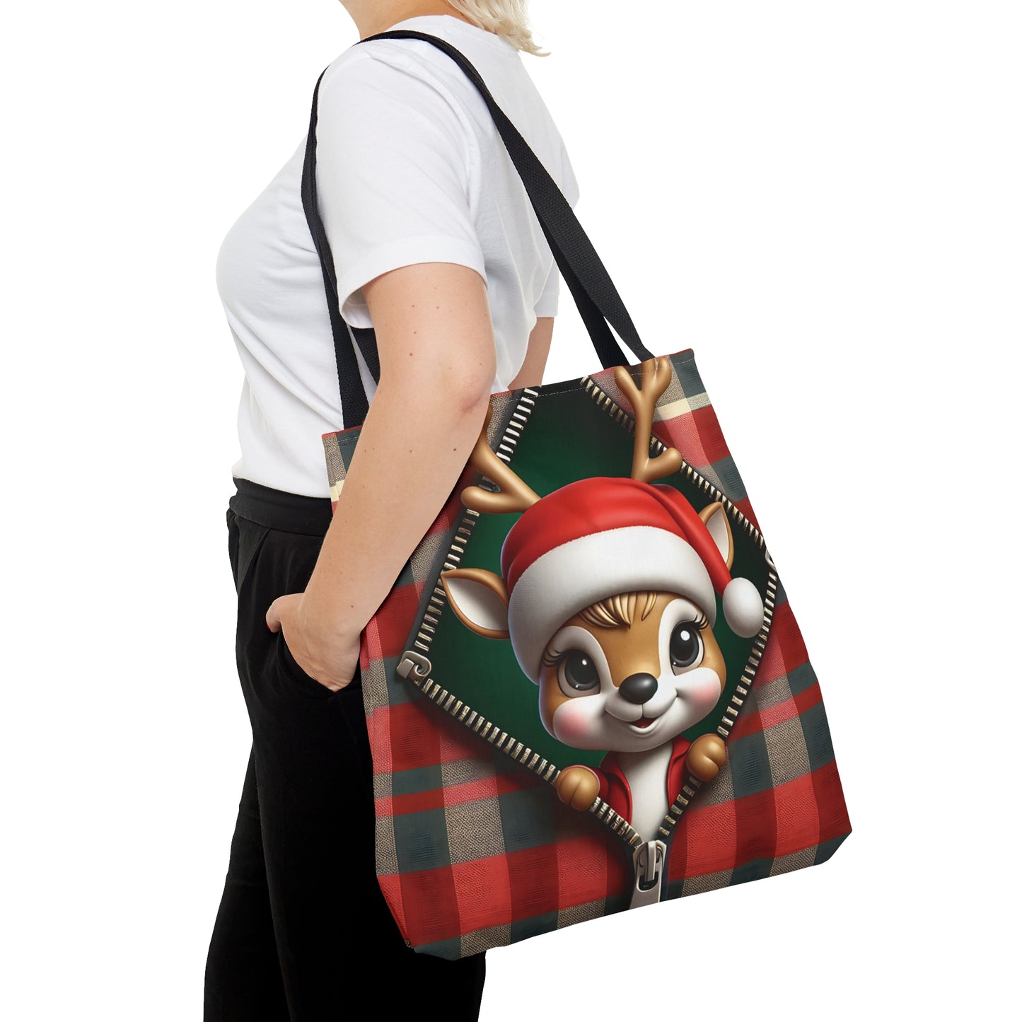 Tote Bag, Christmas Reindeer