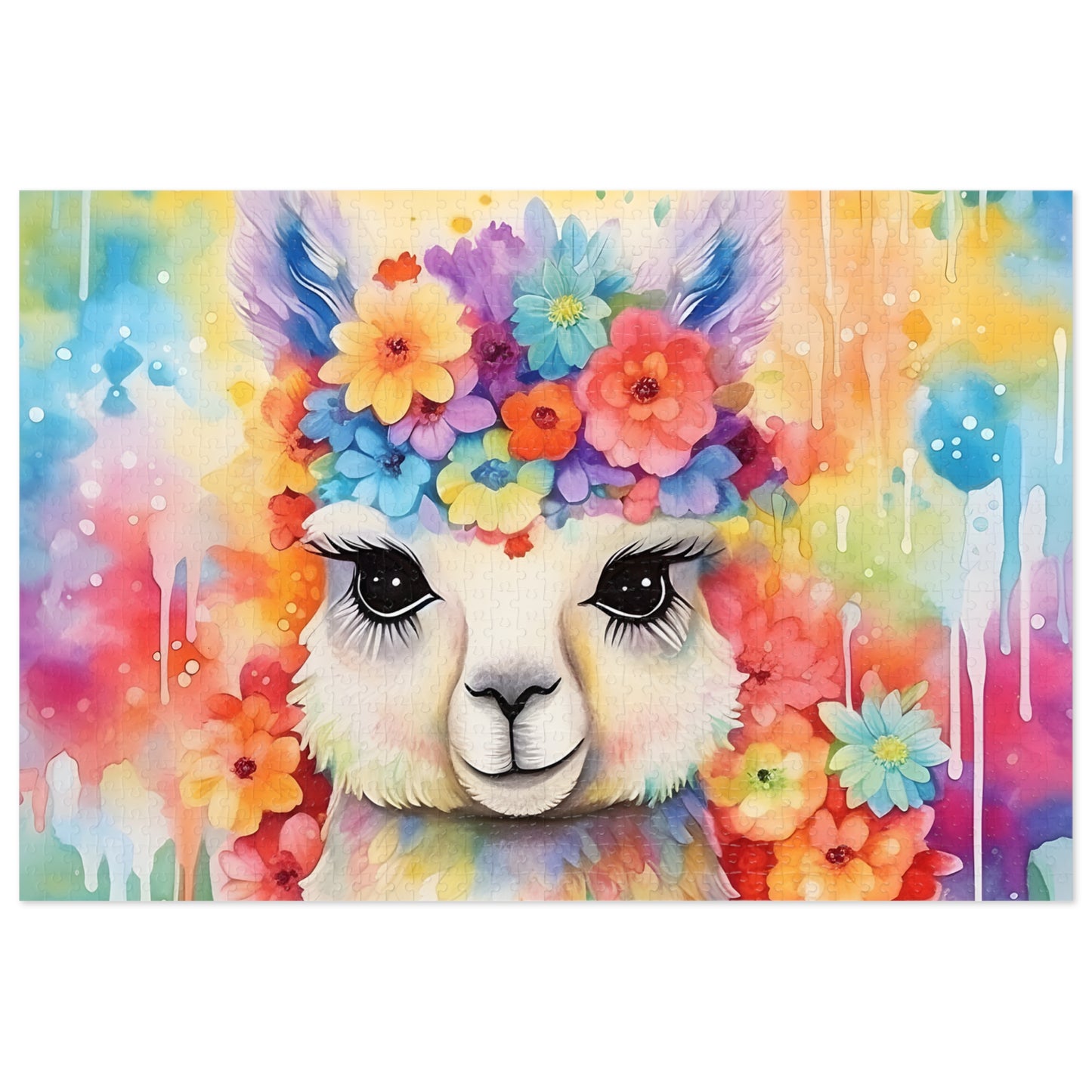 Jigsaw Puzzle, Llama, Personalised/Non-Personalised (30, 110, 252, 500,1000-Piece)