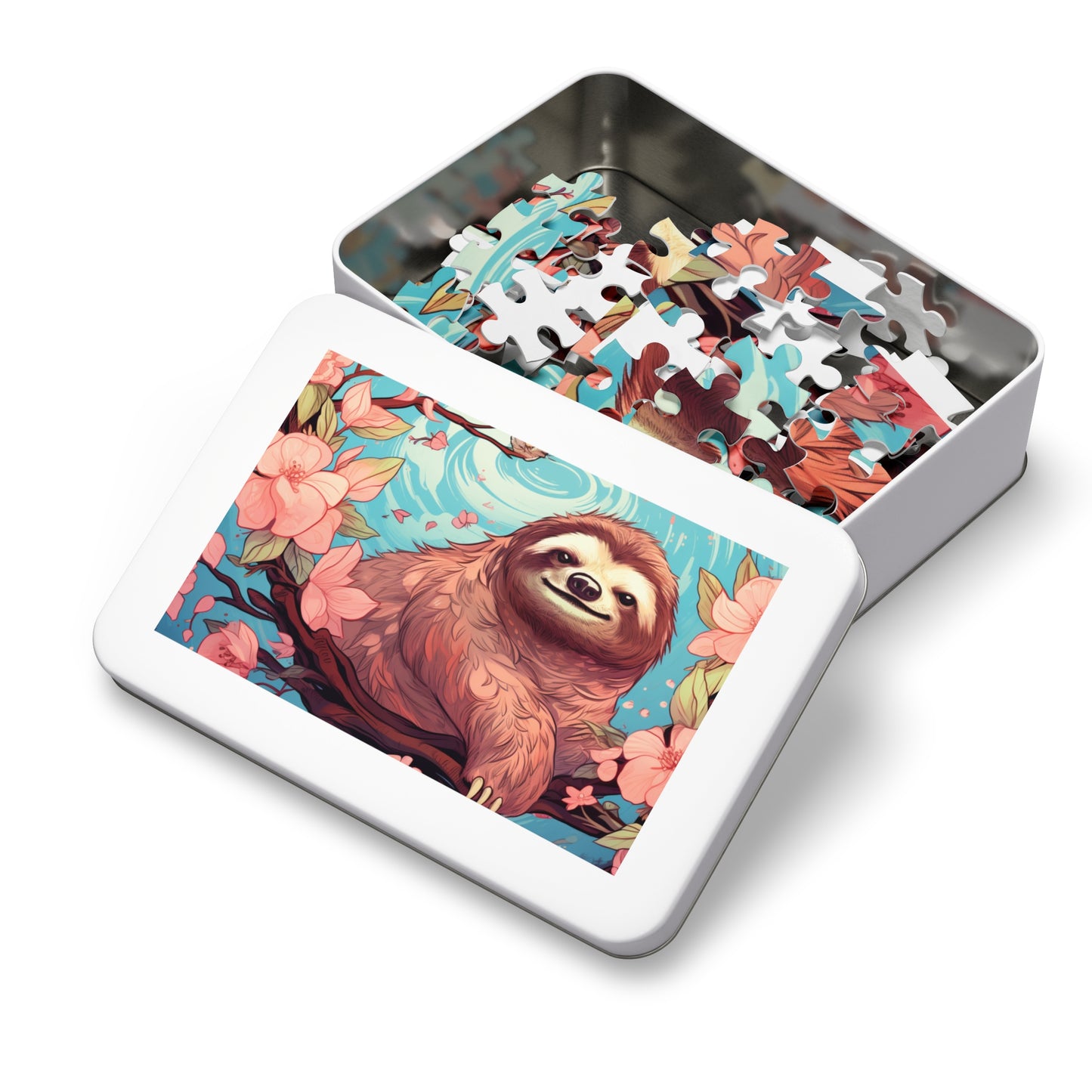 Jigsaw Puzzle, Sloth, Personalised/Non-Personalised (30, 110, 252, 500,1000-Piece)