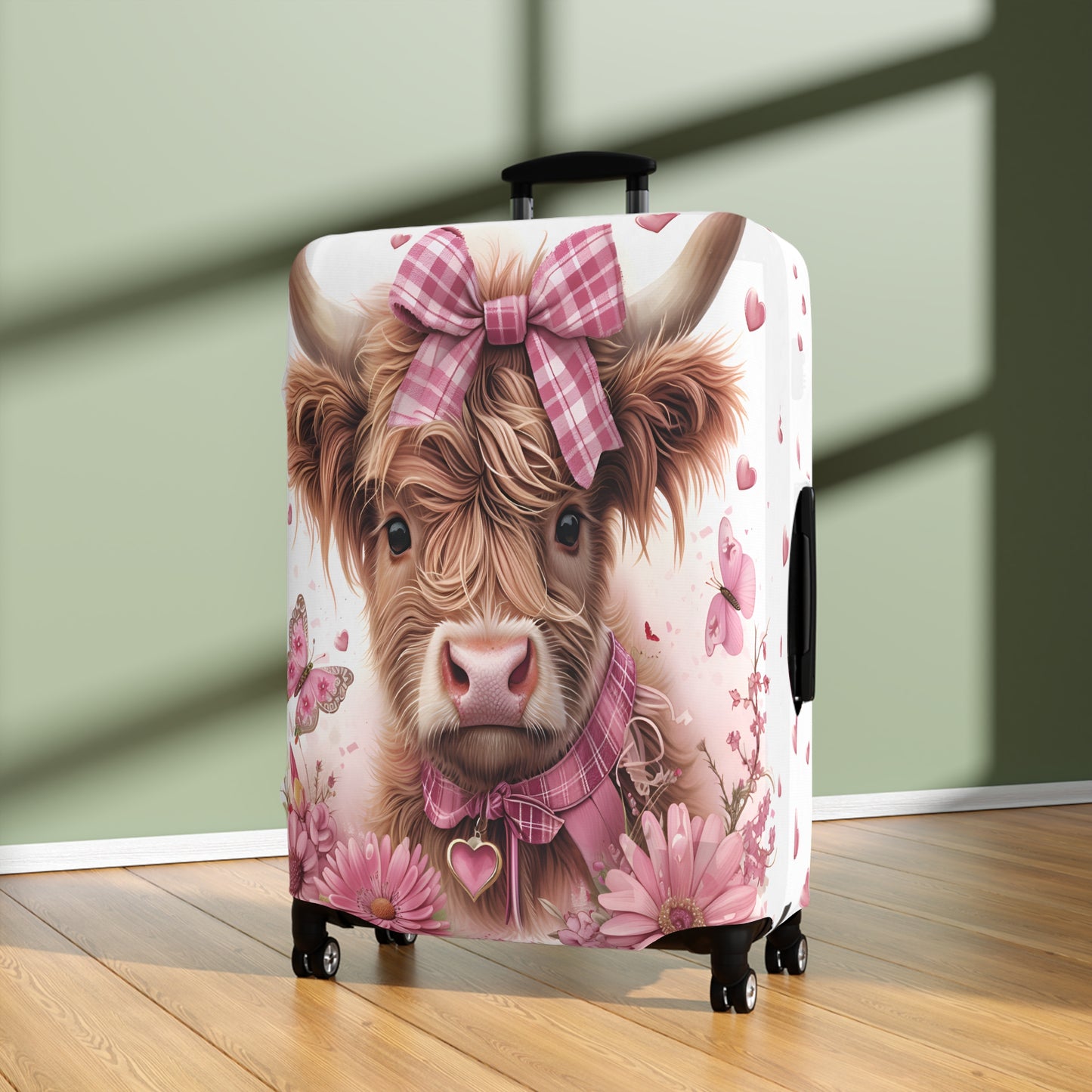 Luggage Cover, Highland Cow, awd-1742