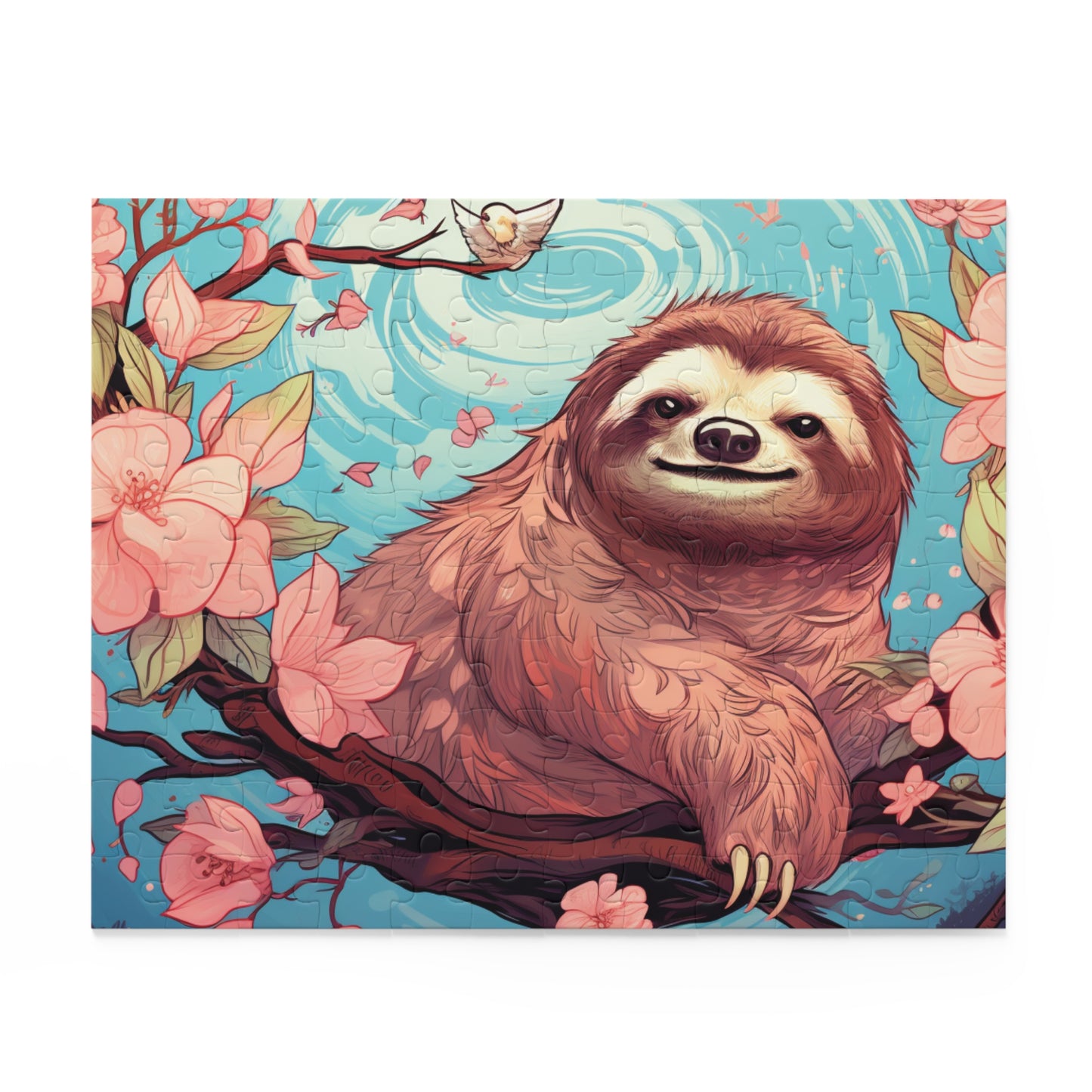 Personalised/Non-Personalised Puzzle, Sloth (120, 252, 500-Piece)