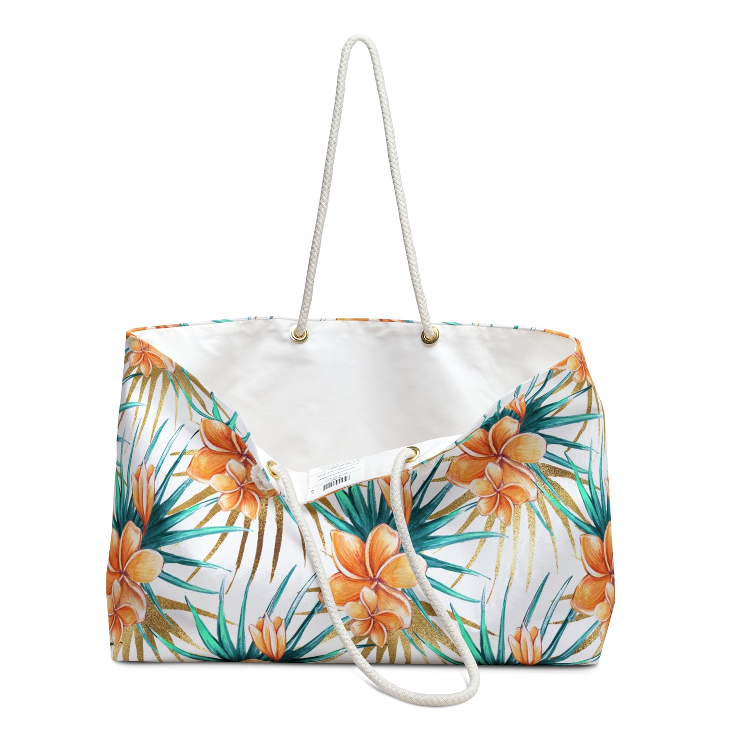 Weekender Bag, Summer Floral, Large Weekender Bag, Beach Bag, Book Bag