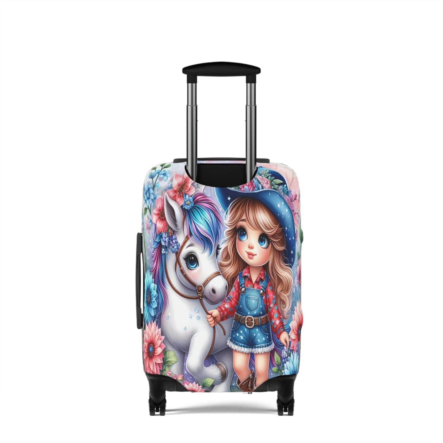 Luggage Cover, Just a Girl who Loves Horses, awd-3071