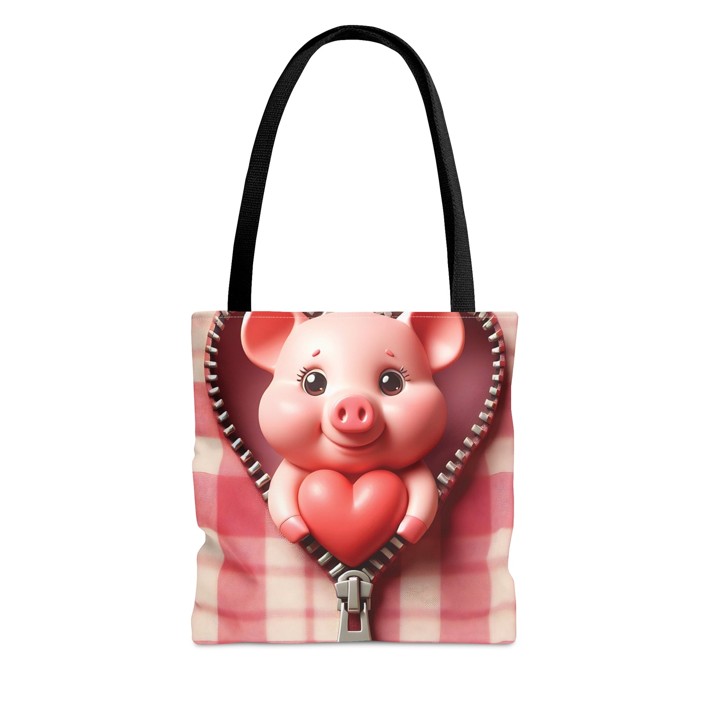 Tote Bag, Pig, Personalised/Non-Personalised Tote bag