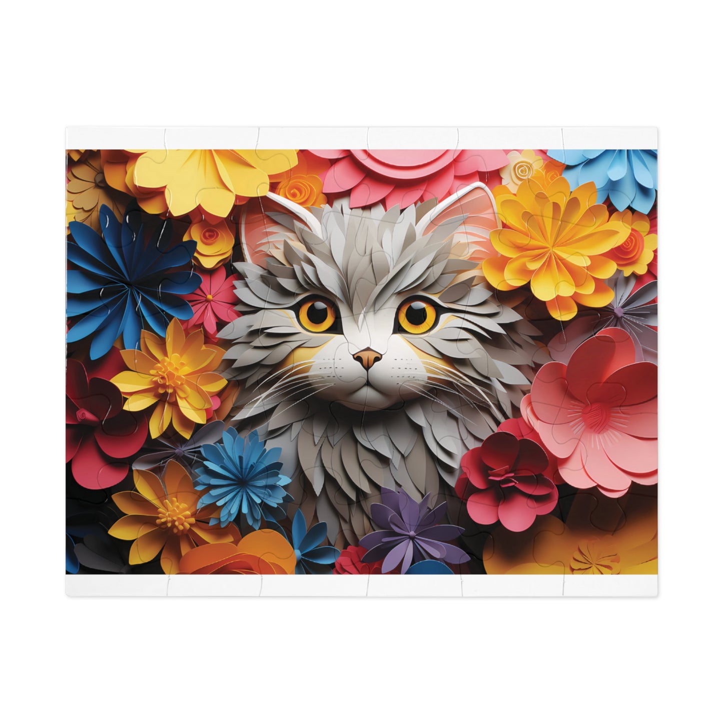 Jigsaw Puzzle, Cat, Personalised/Non-Personalised (30, 110, 252, 500,1000-Piece)