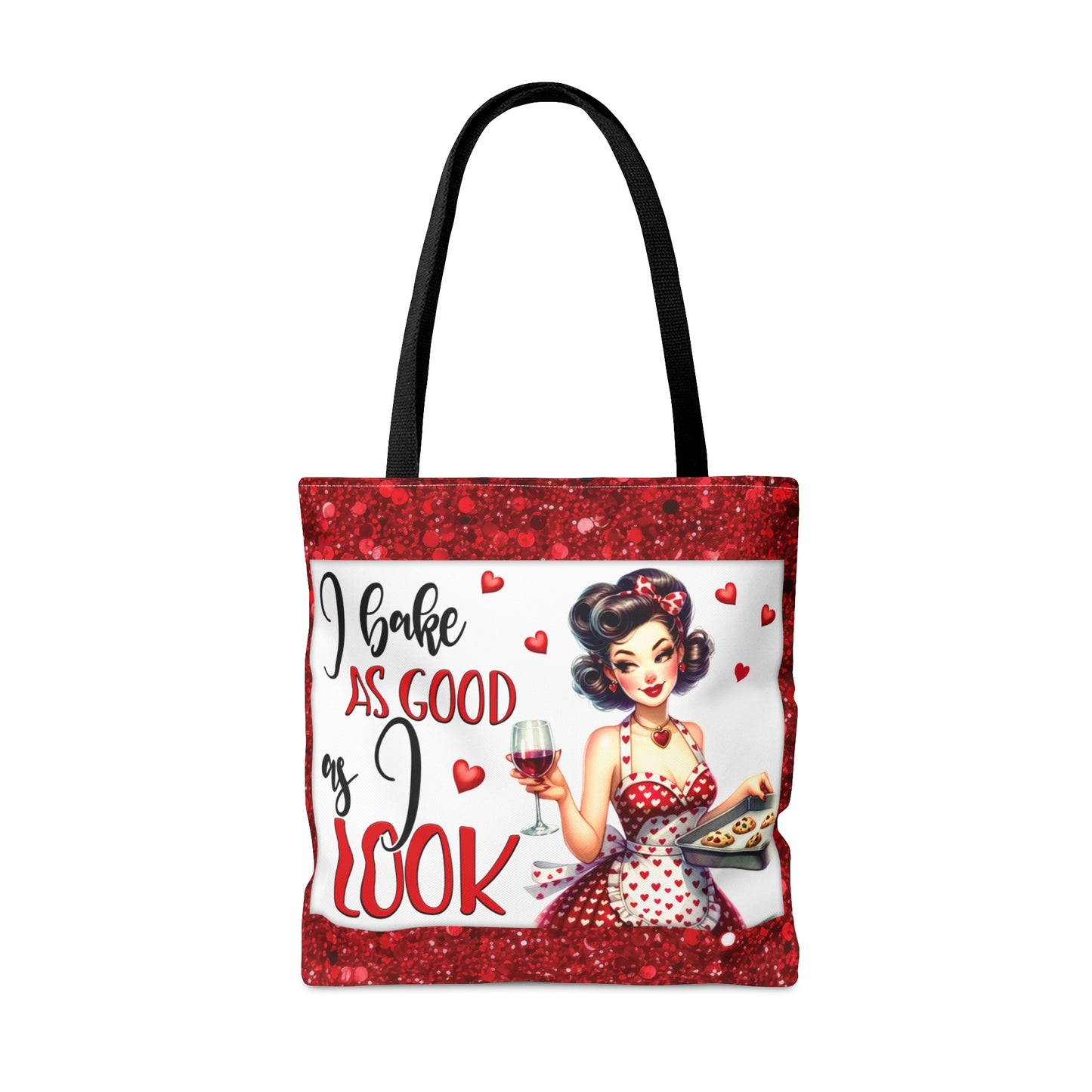 Tote Bag, Retro, I Bake as Good as I Look