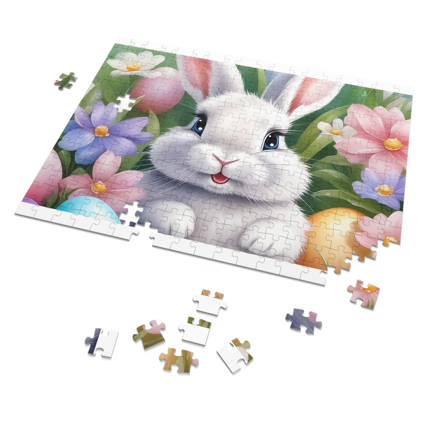 Puzzle, Easter, Rabbit, Personalised/Non-Personalised (30, 110, 252, 500,1000-Piece) awd-648