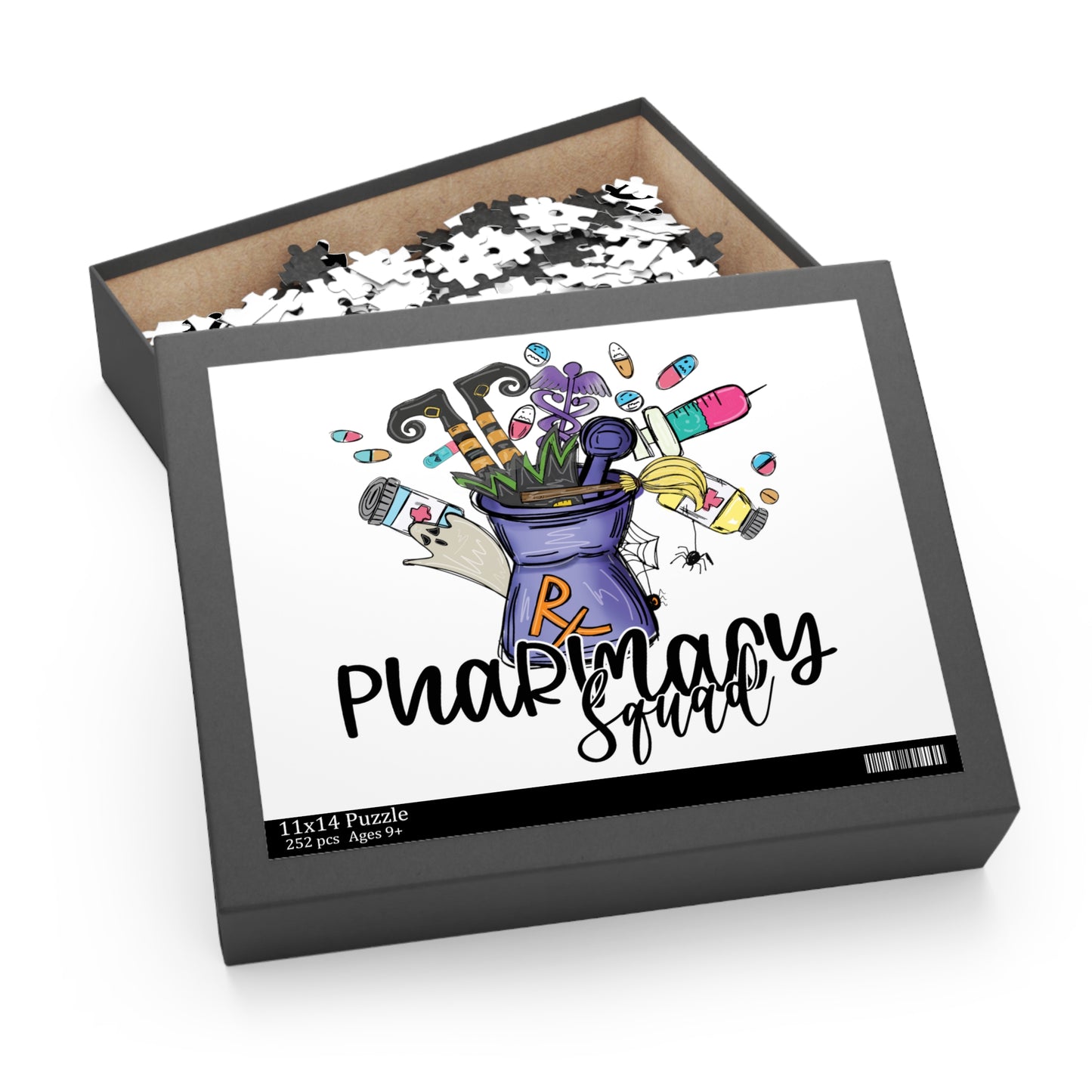 Personalised/Non-Personalised Puzzle, Halloween, Pharmacy Squad (120, 252, 500-Piece)