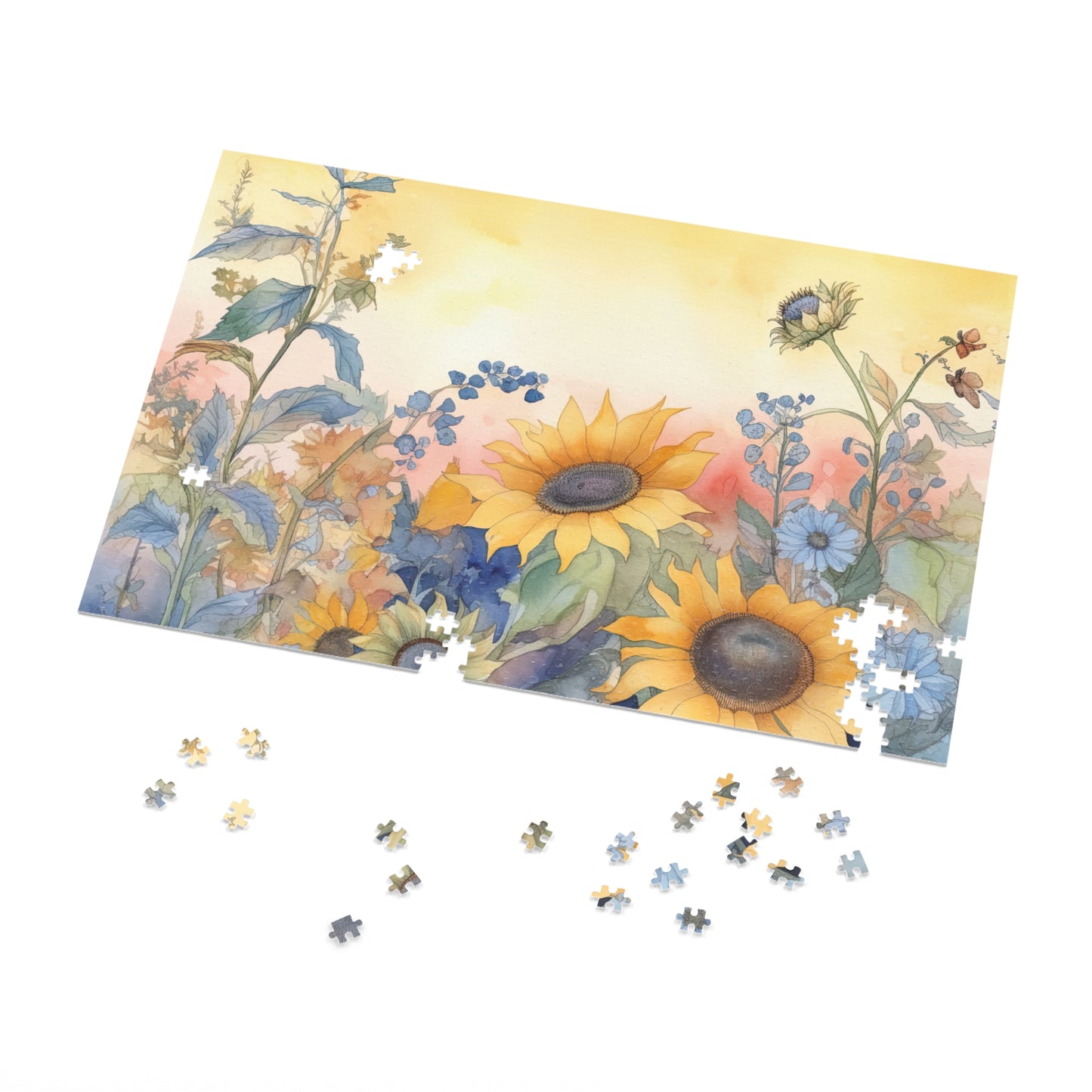 Jigsaw Puzzle, Floral, Personalised/Non-Personalised (30, 110, 252, 500,1000-Piece)